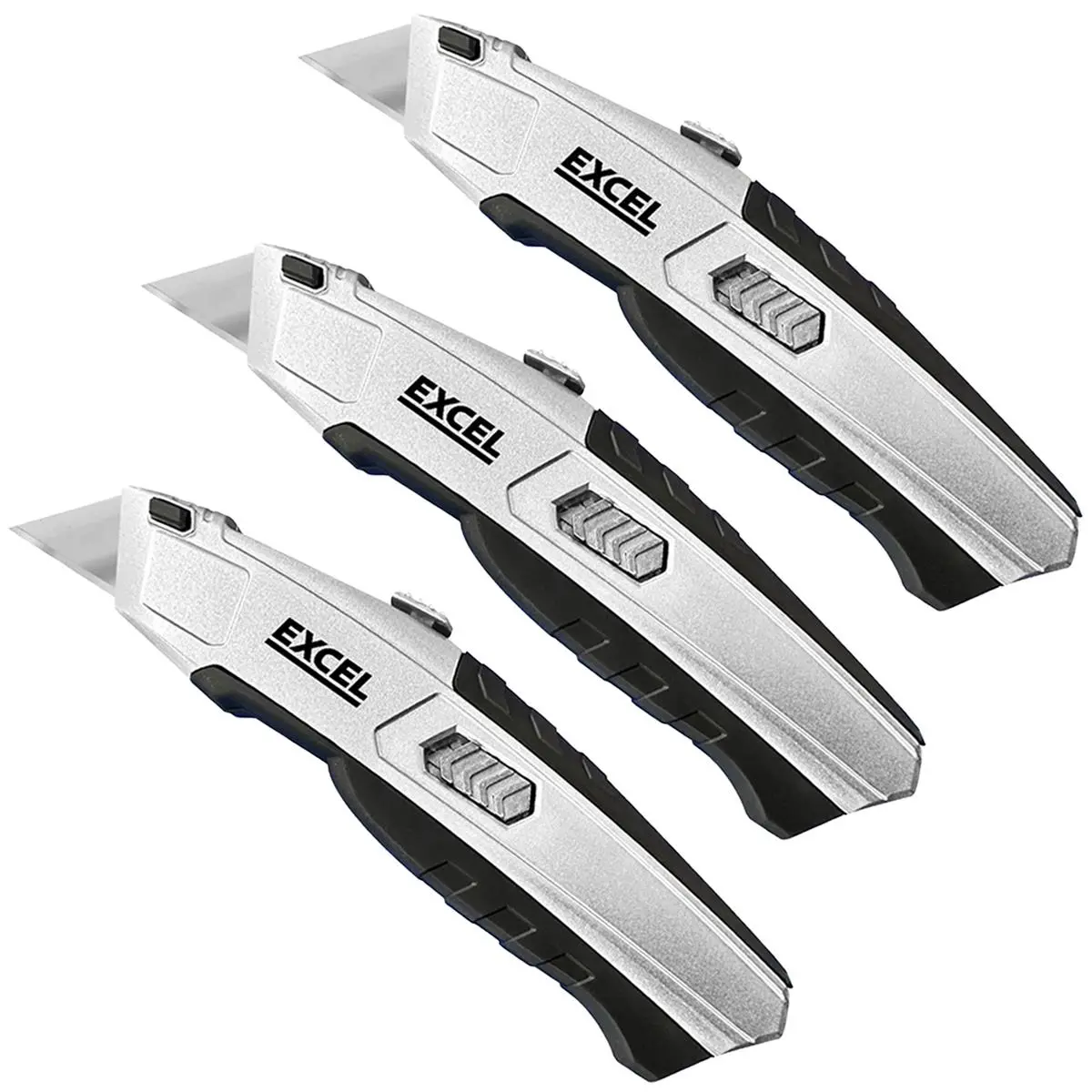 Excel Auto Reload Utility Knife With 5 Blades Pack Of 3 1