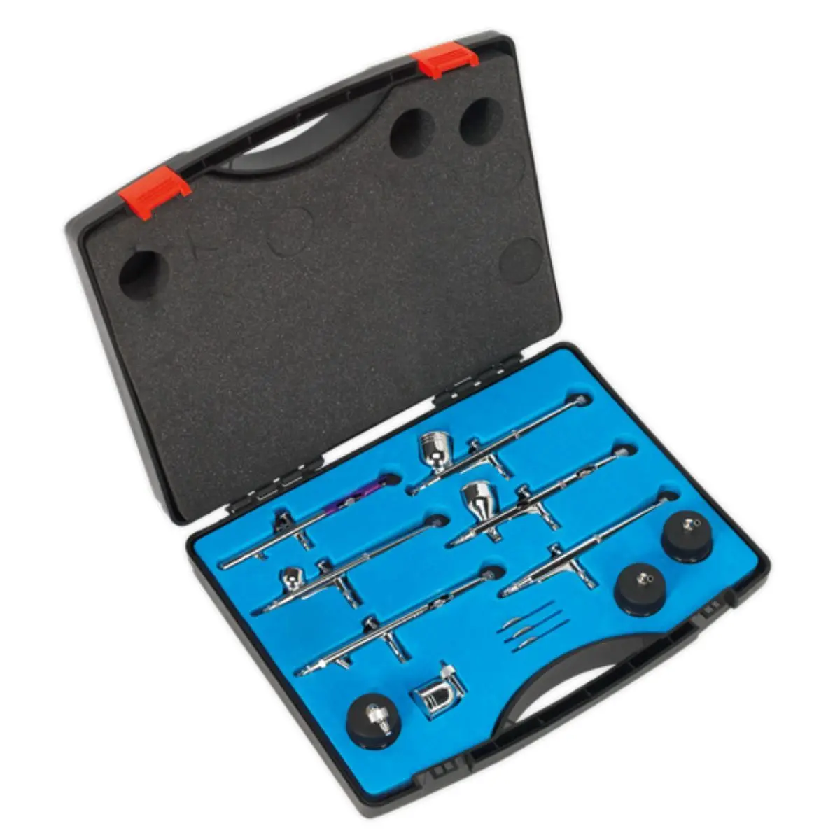 Sealey Ab936 Mini Air Brush Kit 10Pc 1