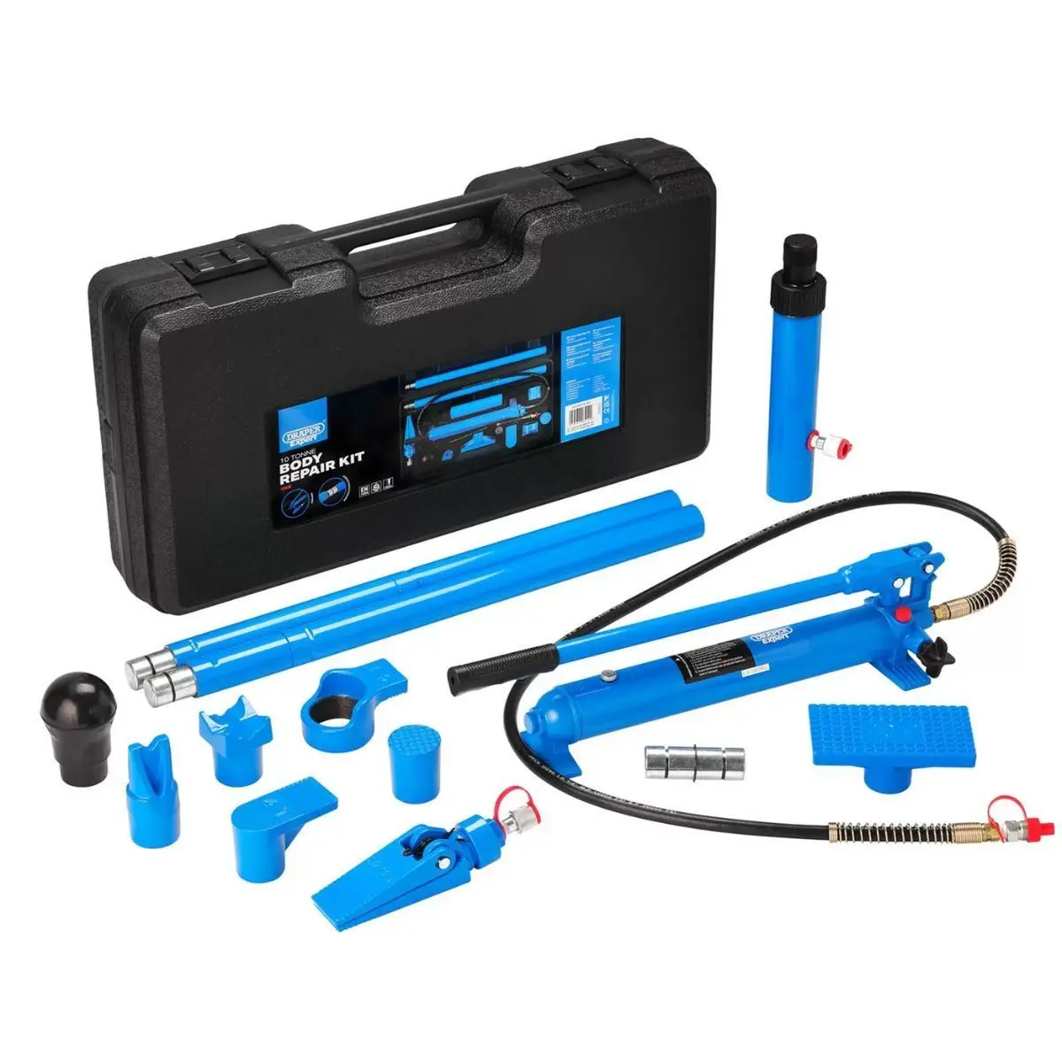 Draper Brkit10 Hydraulic Body Repair Kit 10 Tonne 14 Piece 13930 1