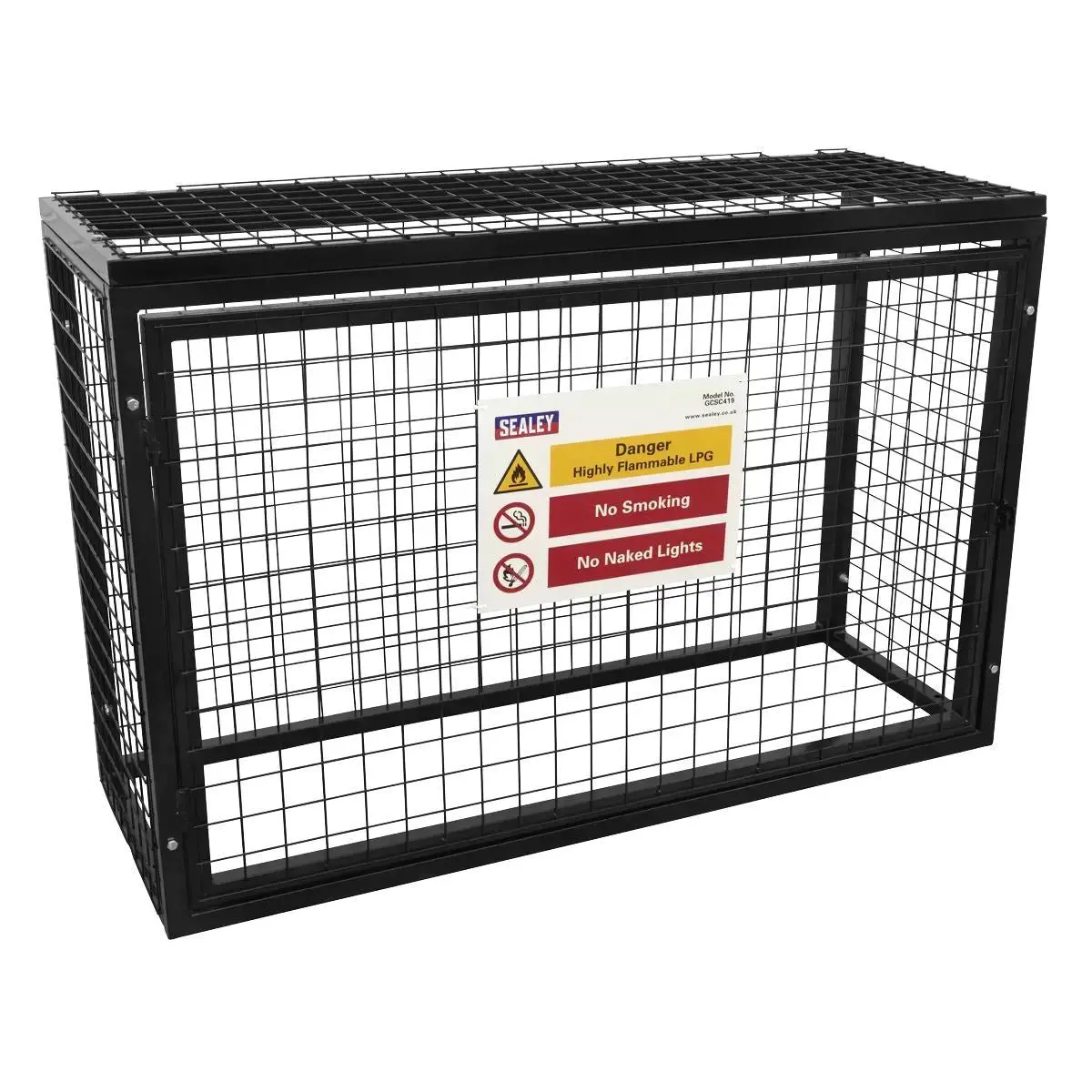 Sealey Gcsc419 Gas Cylinder Safety Cage 4 X 19Kg Cylinders 1