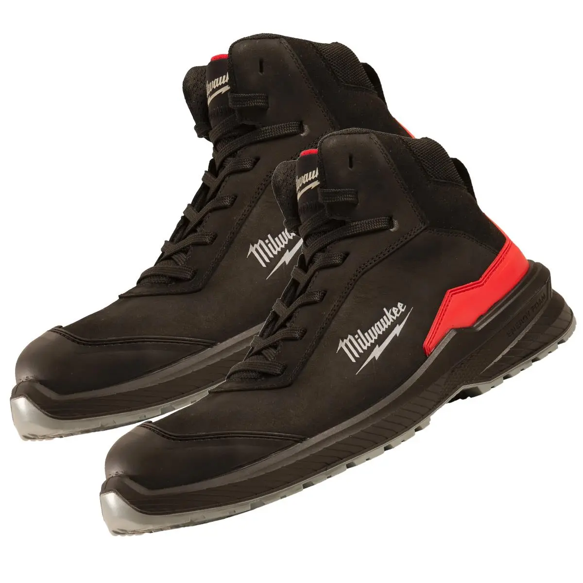 Milwaukee Flextred S3s Mid Cut Safety Boots Black Size 7 - 4932493732 1