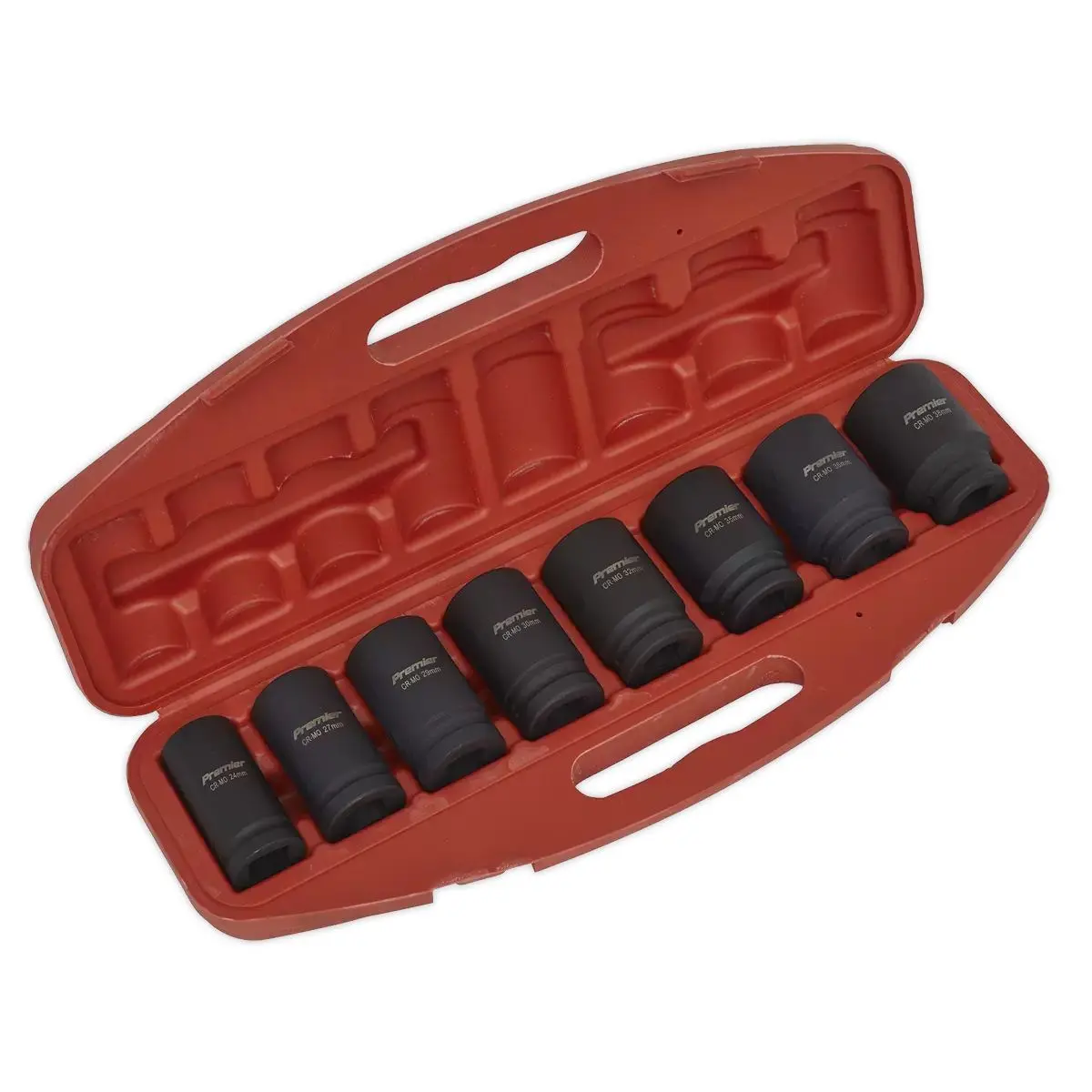 Sealey Ak885 Deep Impact Socket Set 3/4"Sq Drive 8Pc 1