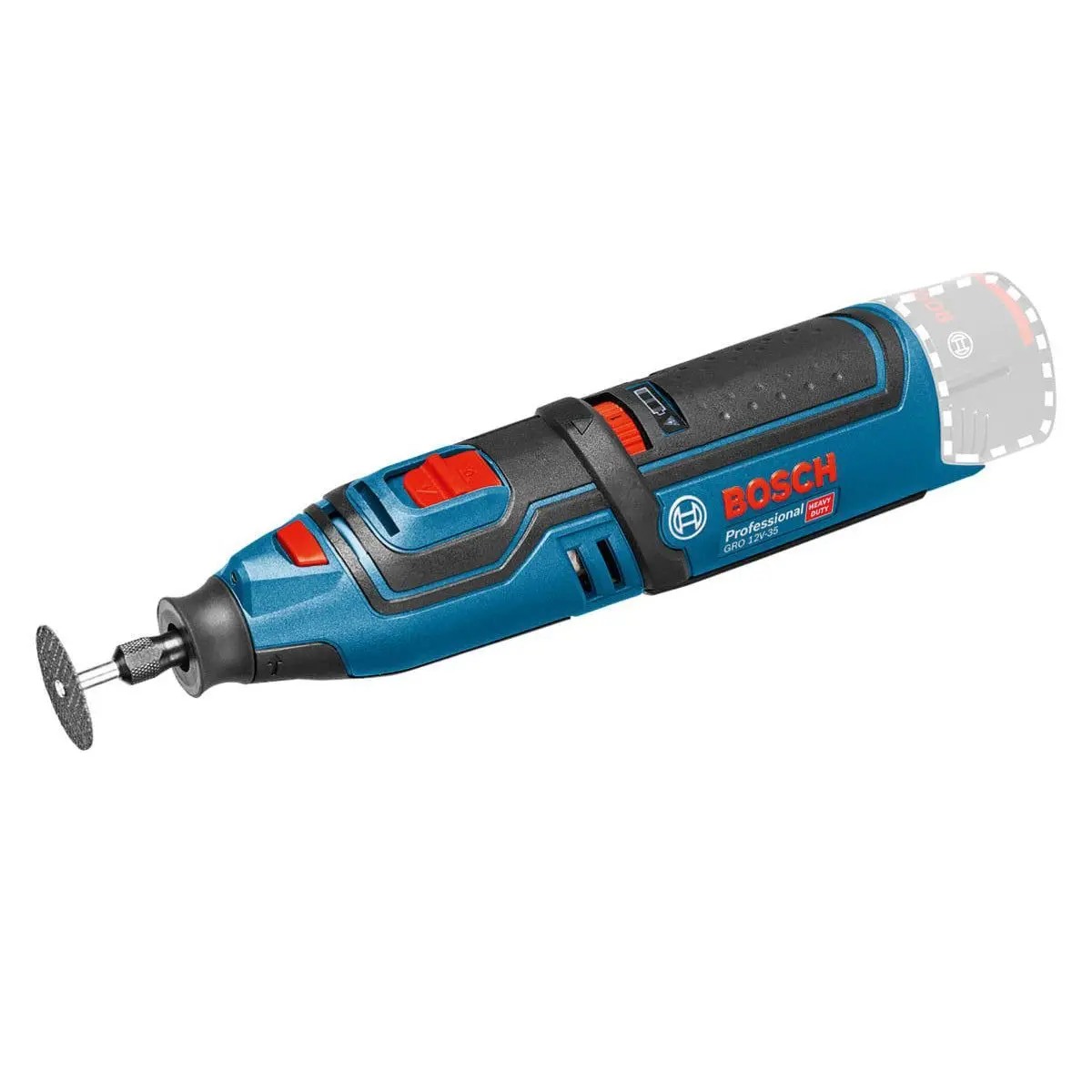 Bosch Gro 12V-35 Rotary Tool Body Only Versatile Tool For Cutting, Sanding & Polishing 06019C5000 1