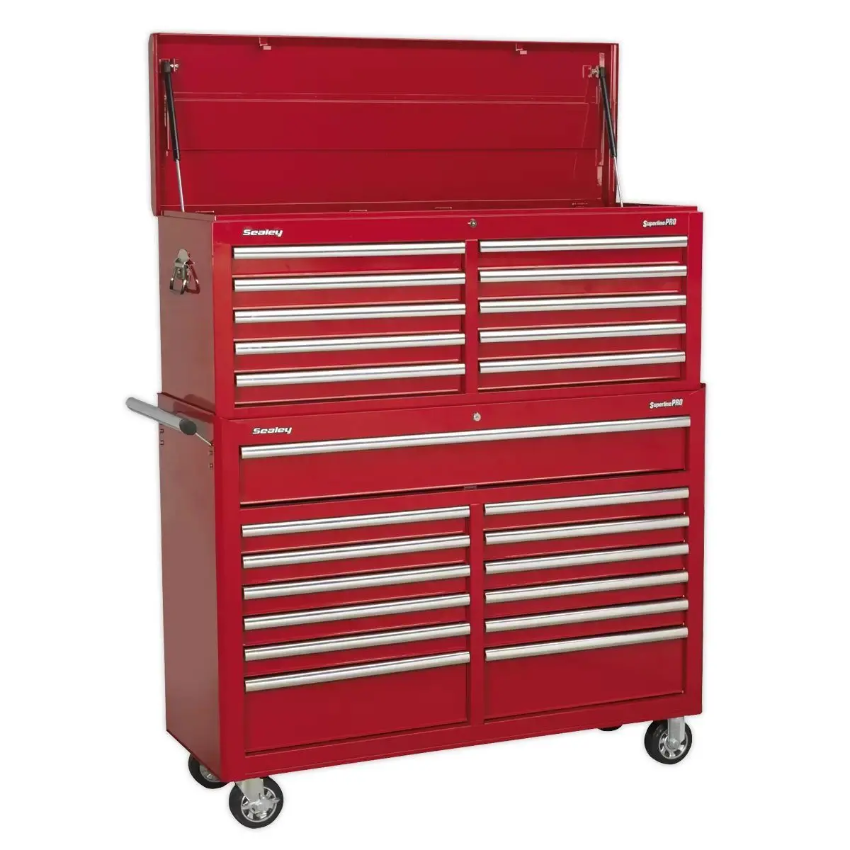 Sealey Ap52combo1 Tool Chest Combination 23 Drawer With Ball-Bearing Slides Red 1