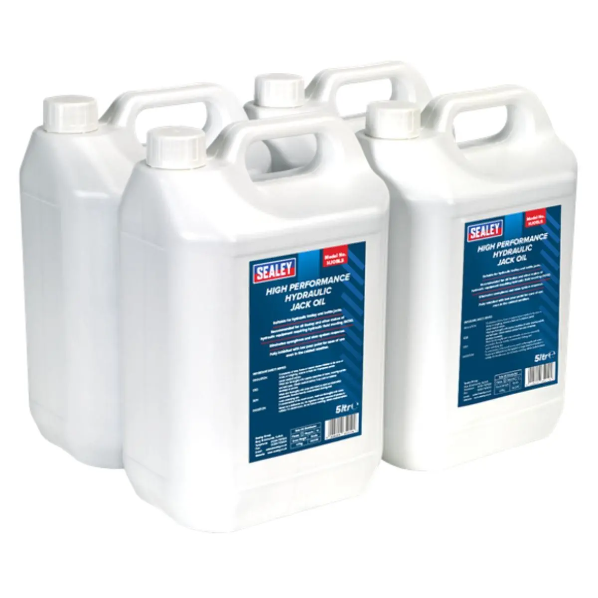 Sealey Hjo/5L 5L Hydraulic Jack Oil Pack Of 4 1