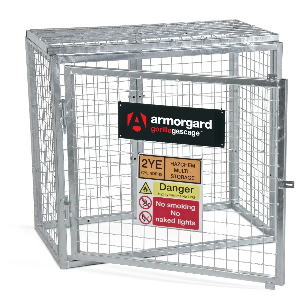 Armorgard Ggc1 Gorilla Gas Cage 1012Mm X 563Mm X 931Mm Heavy-Duty Compact Secure Storage For Gas Cylinders 1