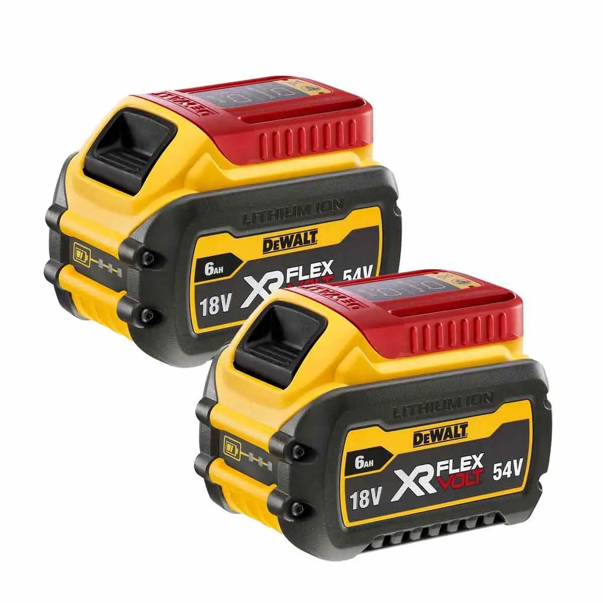 Dewalt Dcb546 18V/54V 6.0 / 2.0Ah Li-Ion Flexvolt Xr Slide Battery Twin Pack 1