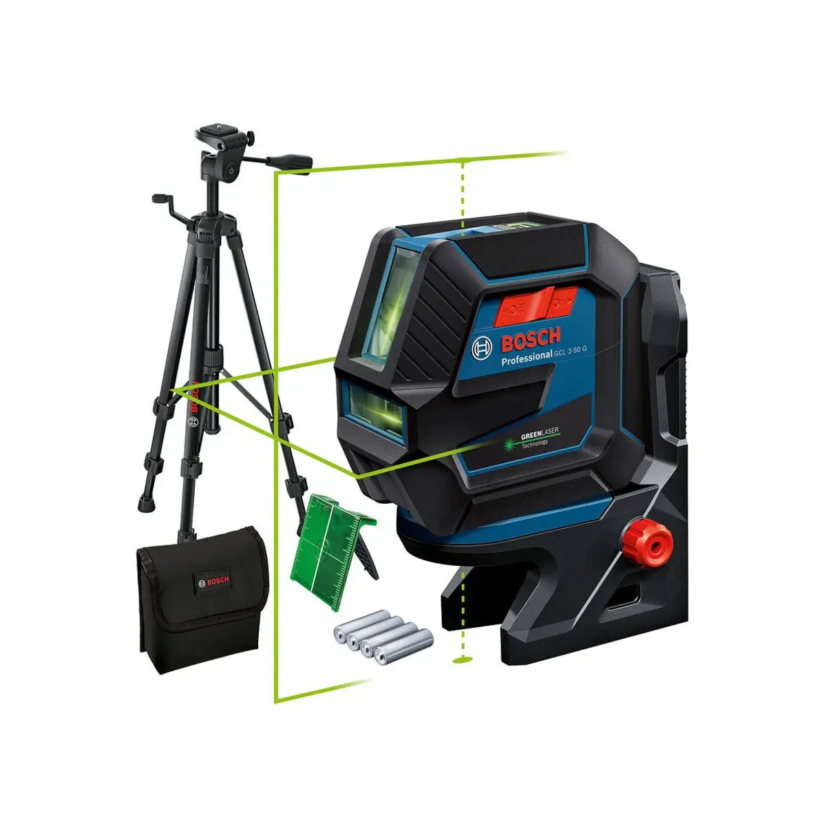 Bosch Gcl 2-50 G Professional Combi Laserwith Mount & Tripod 0601066M01 1