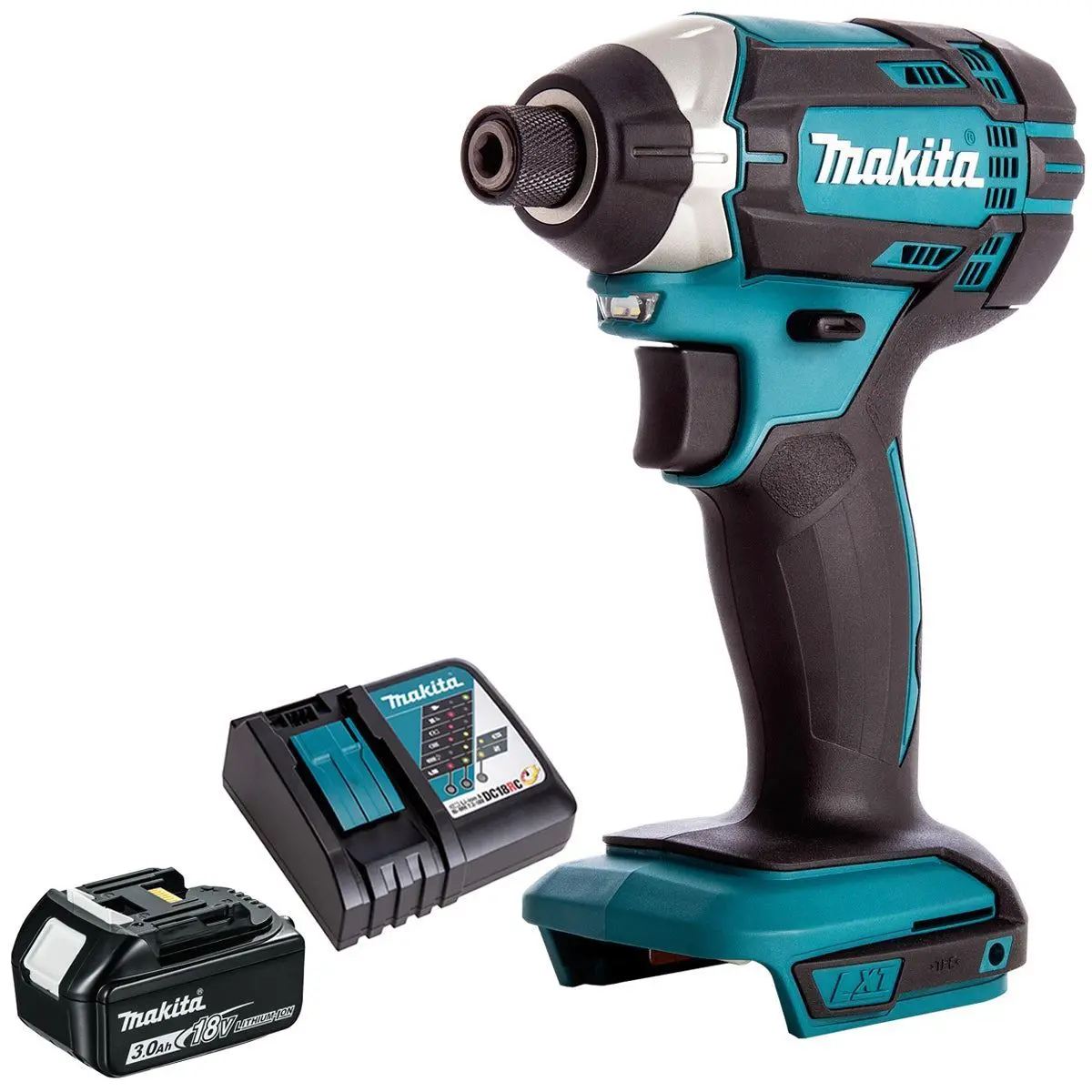 Makita Dtd152z 18V Impact Driver With 1 X 3.0Ah Battery & Charger 1