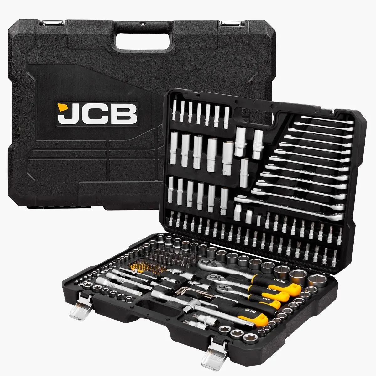 Jcb 38841 216 Piece Socket And Bit Set Chrome Vanadium Steel 1