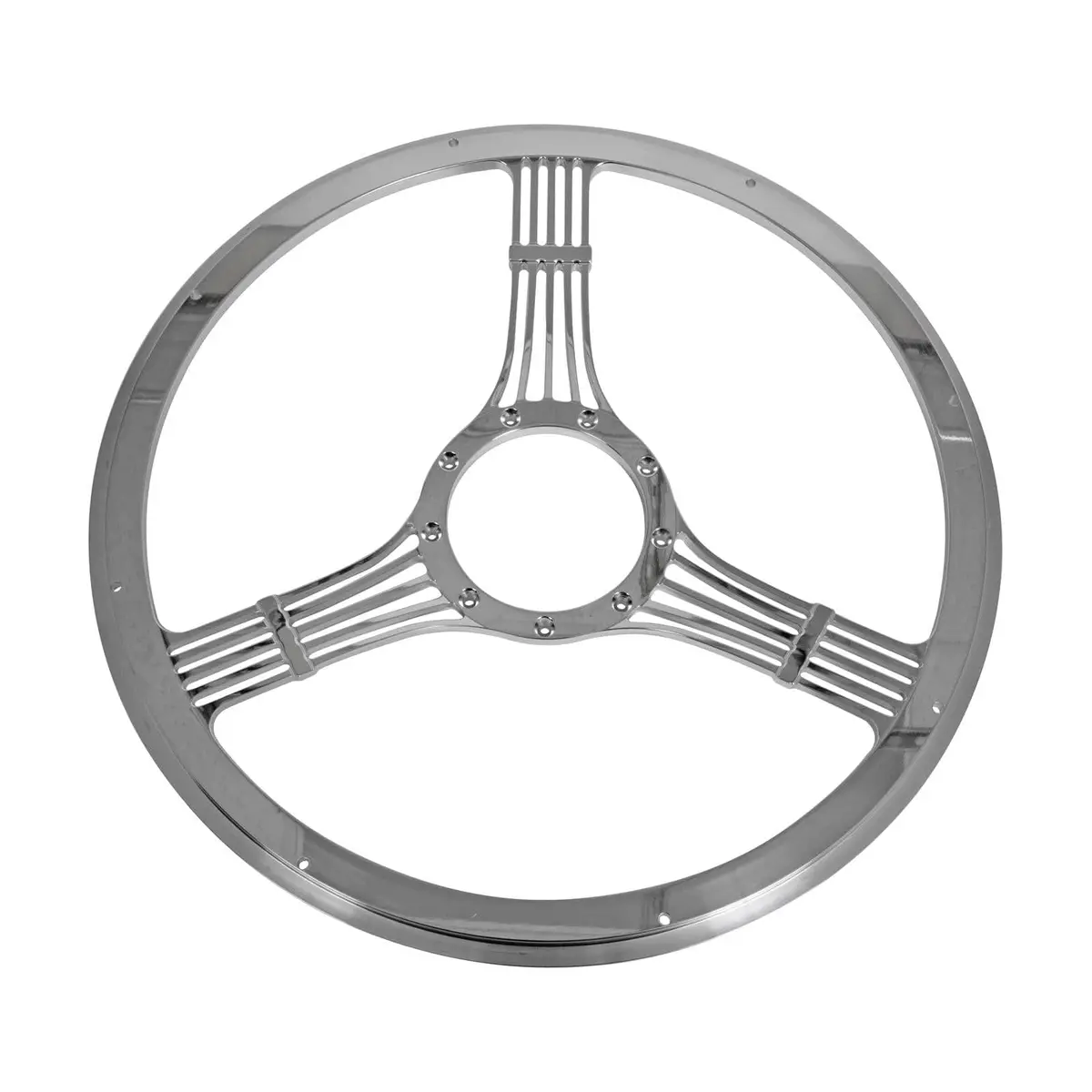 Billet Specialties Half-Wrap Steering Wheel – 34925 With Custom Grip 1