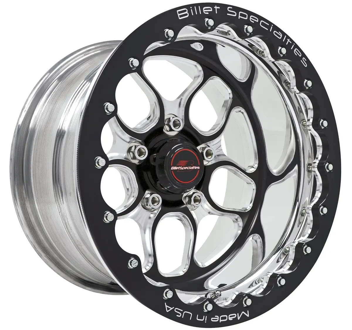 Billet Specialties Win Lite Brsb25127340N Black Anodized Beadlock Wheel 1