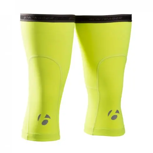Bontrager Thermal Knee Warmer, Visibility Yellow - Size Large 1