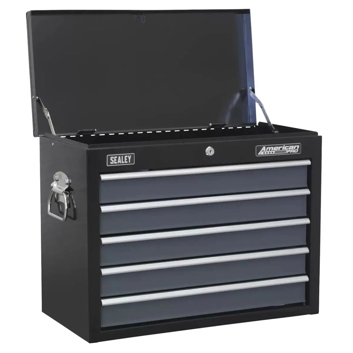 Sealey Ap3505tb 5 Drawer Topchest With Ball-Bearing Slides Black/Grey 1