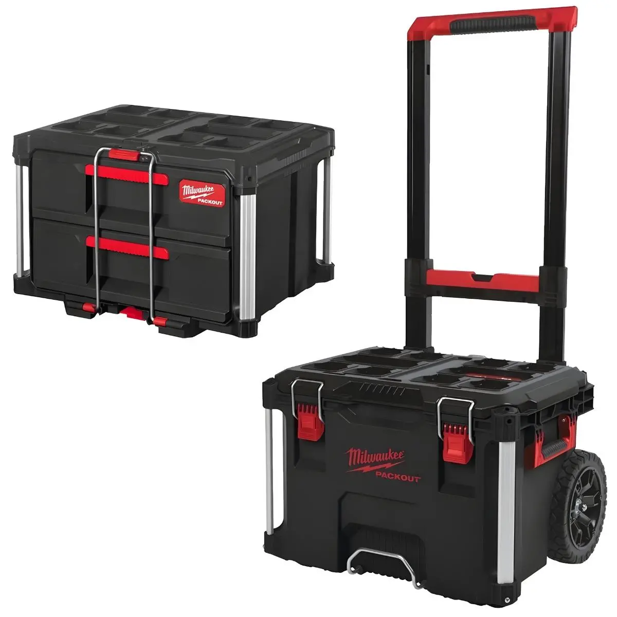 Milwaukee Packout Trolley Case With 2 Drawer Tool Box 1