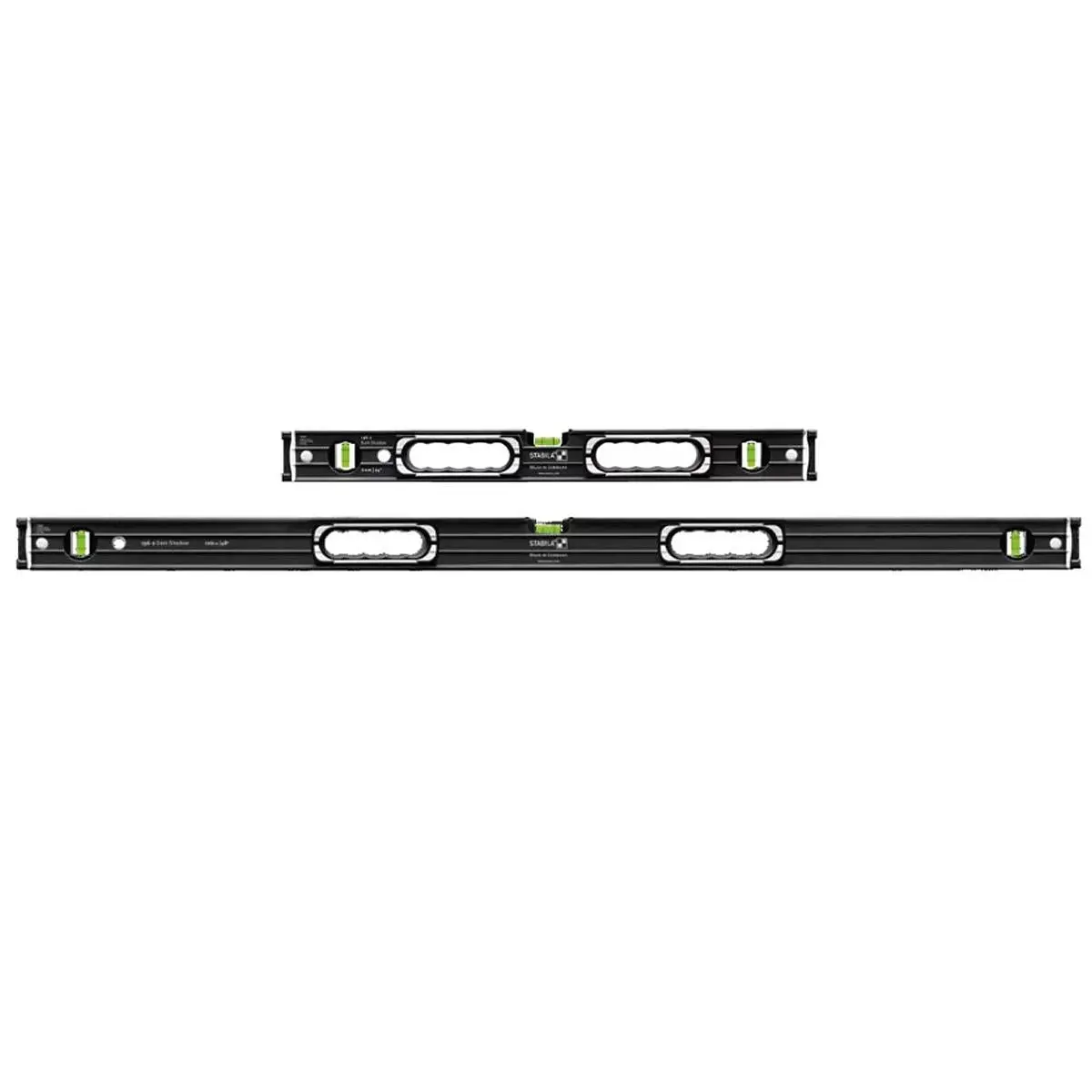 Stabila Stb196-2-180Dsset 196-2 40Cm & 180Cm Dark Shadow Spirit Level Combo Set 1