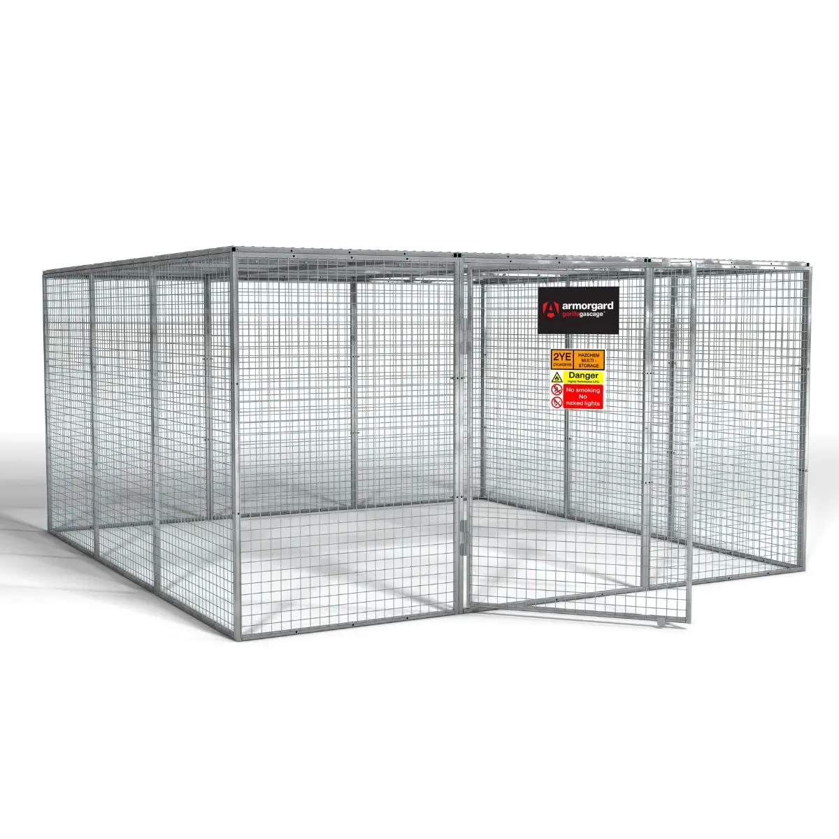 Armorgard Ggc16 Gorilla Gas Cage 3612Mm X 3666Mm X 1831Mm Heavy-Duty Secure Storage For Gas Cylinders 1