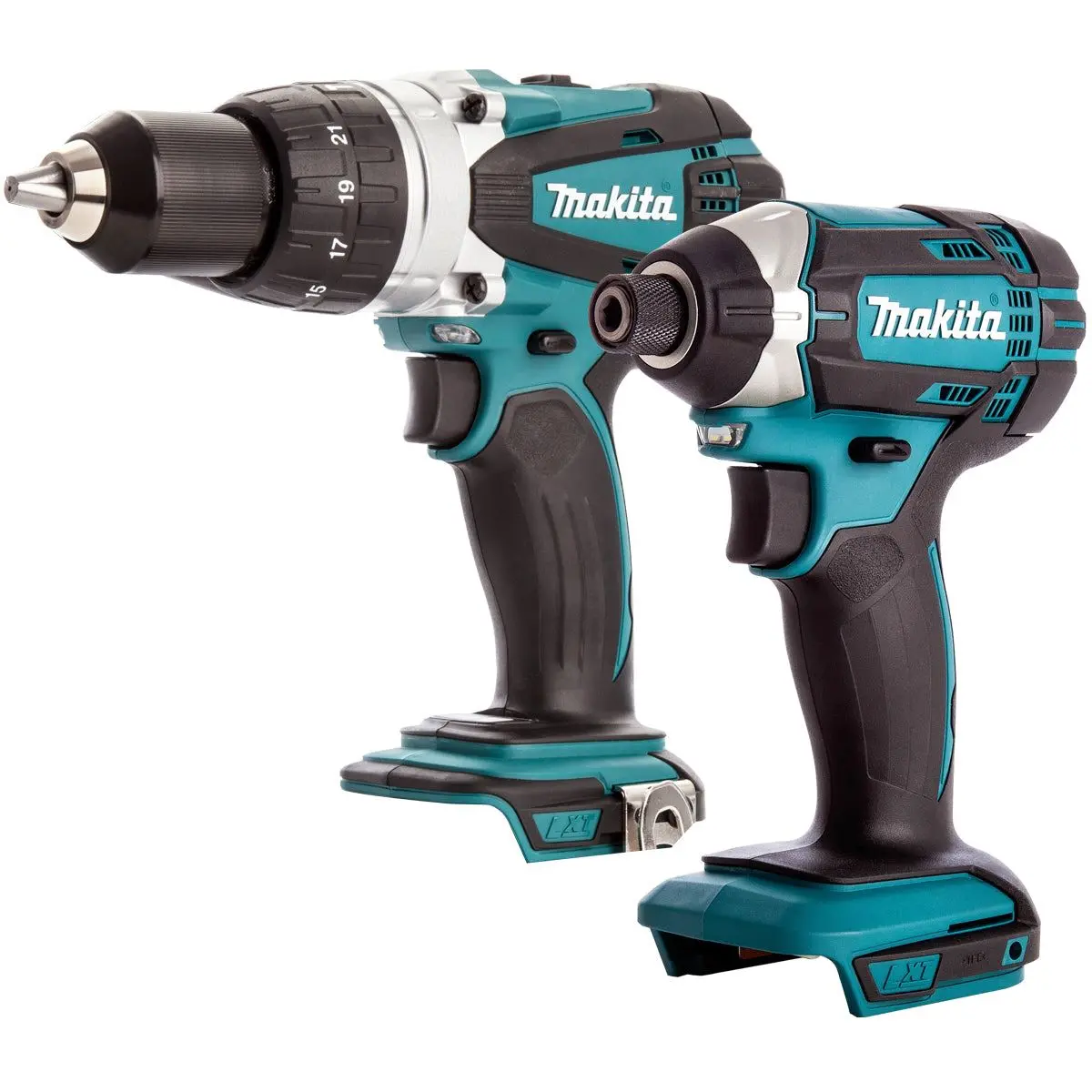 Makita 2 Piece 18V Lxt Impact Driver & Combi Hammer Drill Body Only 1