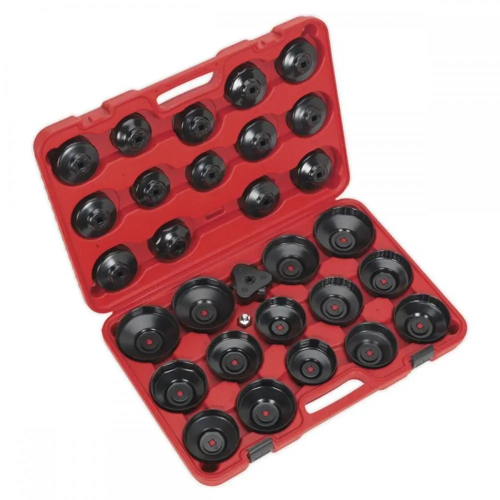 Sealey Vs7006 Oil Filter Cap Wrench Set 30 Piece 1