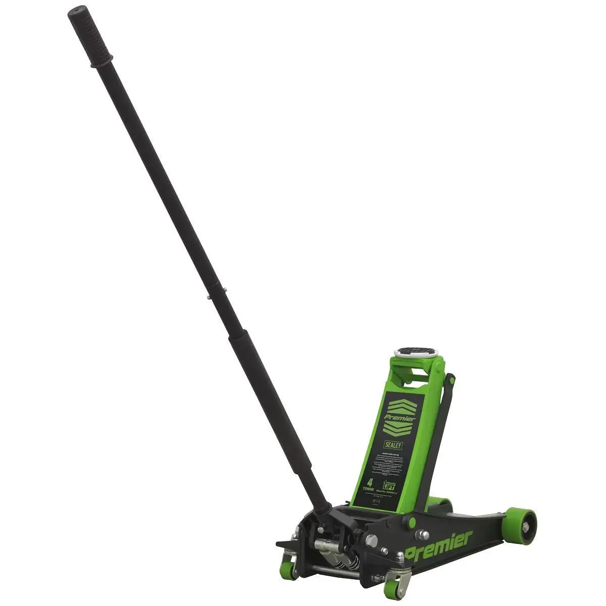 Sealey 4040Ag Trolley Jack 4 Tonne Rocket Lift Green Car Van Garage 2