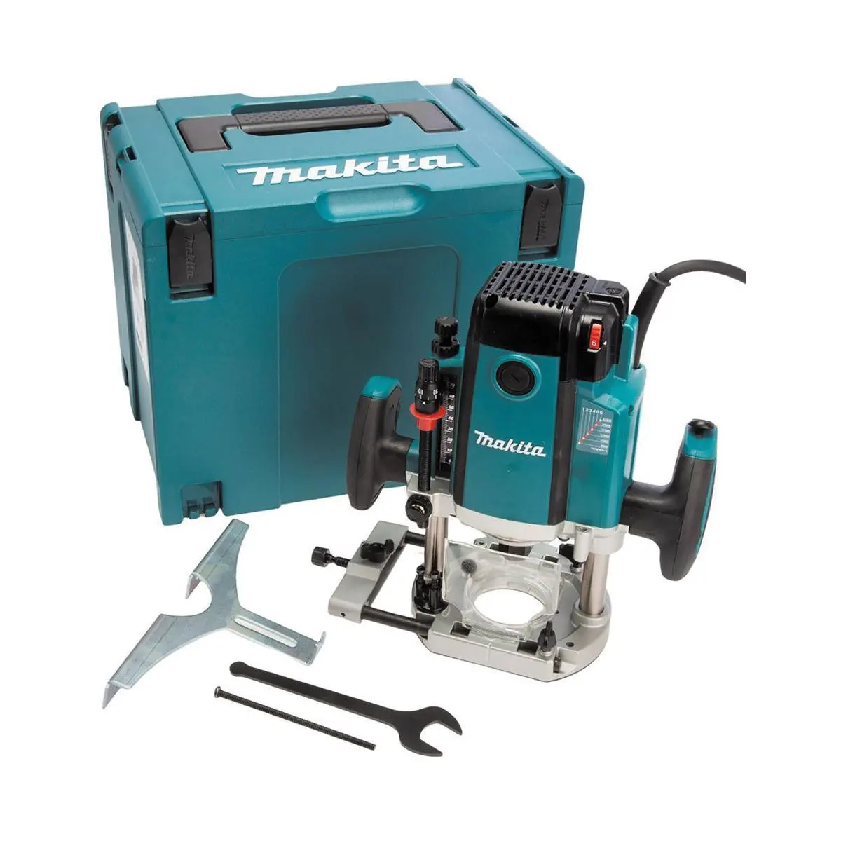 Makita Rp2303fc08/1 1/2" Corded Plunge Router 110V With Type 4 Case 1