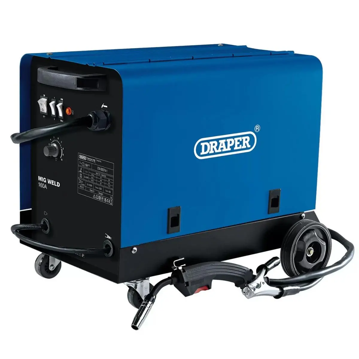Draper Mw170t Gas-Gasless Mig Welder 230V/160A 71095 1