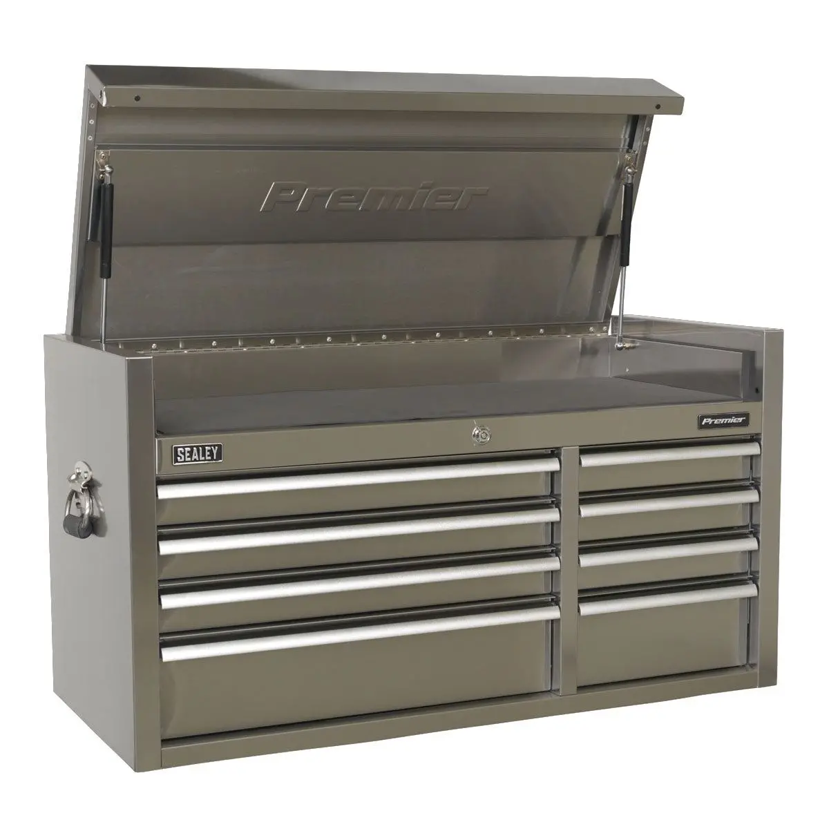 Sealey Ptb104008ss Heavy-Duty Stainless Steel 8 Drawer Topchest 1