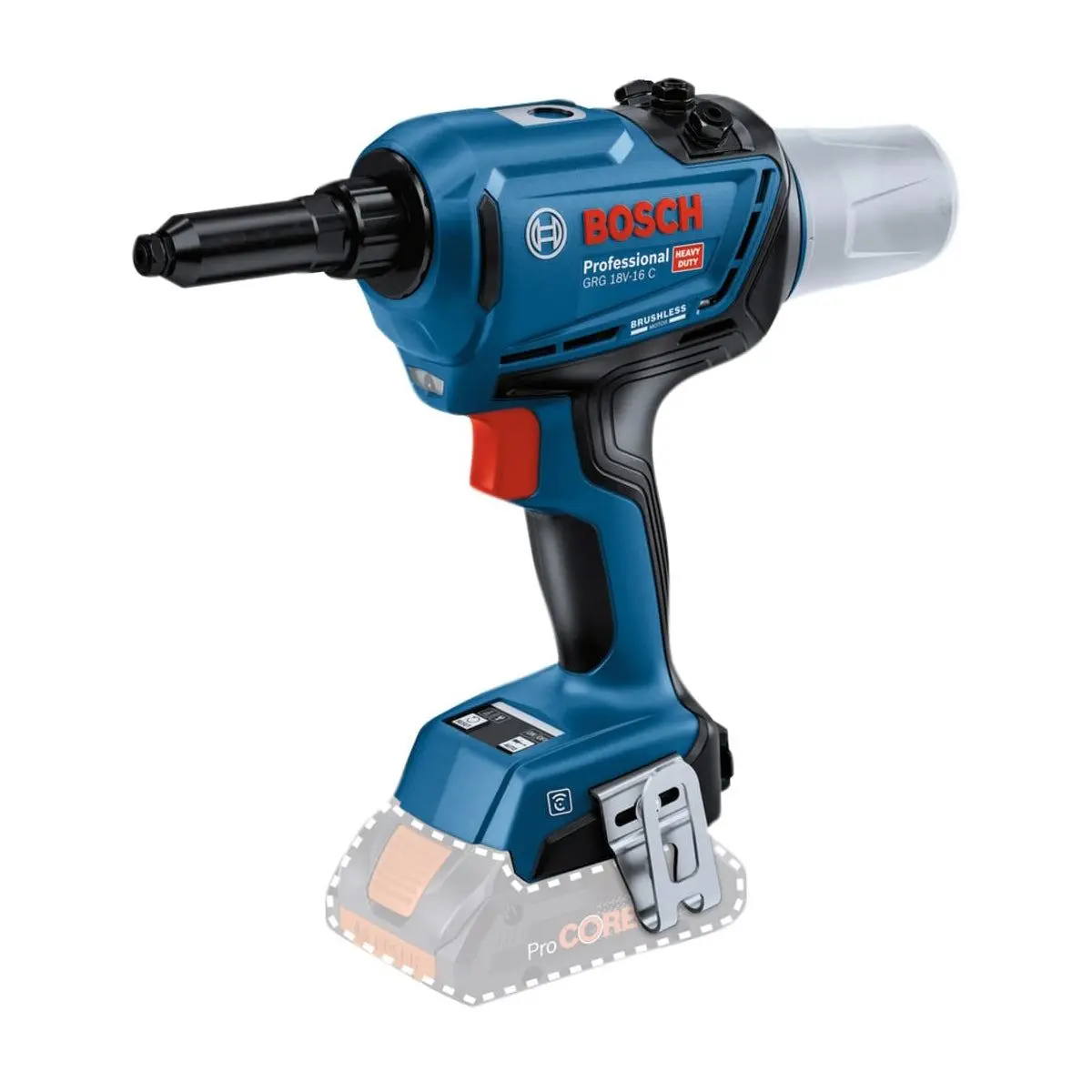 Bosch Grg 18V-16C Professional & Versatile Rivet Gun Body Only 06019K5000 1