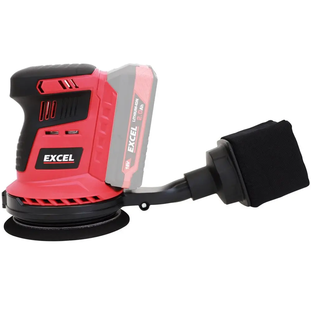 Excel 18V Cordless Rotary Sander 125Mm (Battery & Charger Not Included) 2