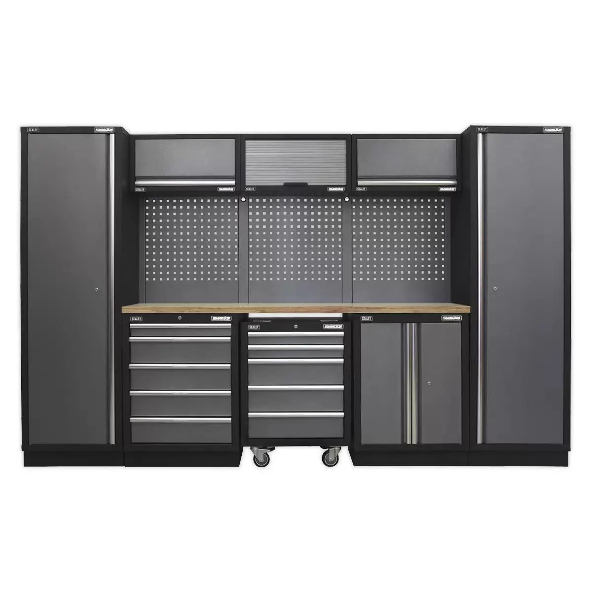 Sealey Apmsstack03w Modular Storage System Combo Pressed Wood Worktop 1