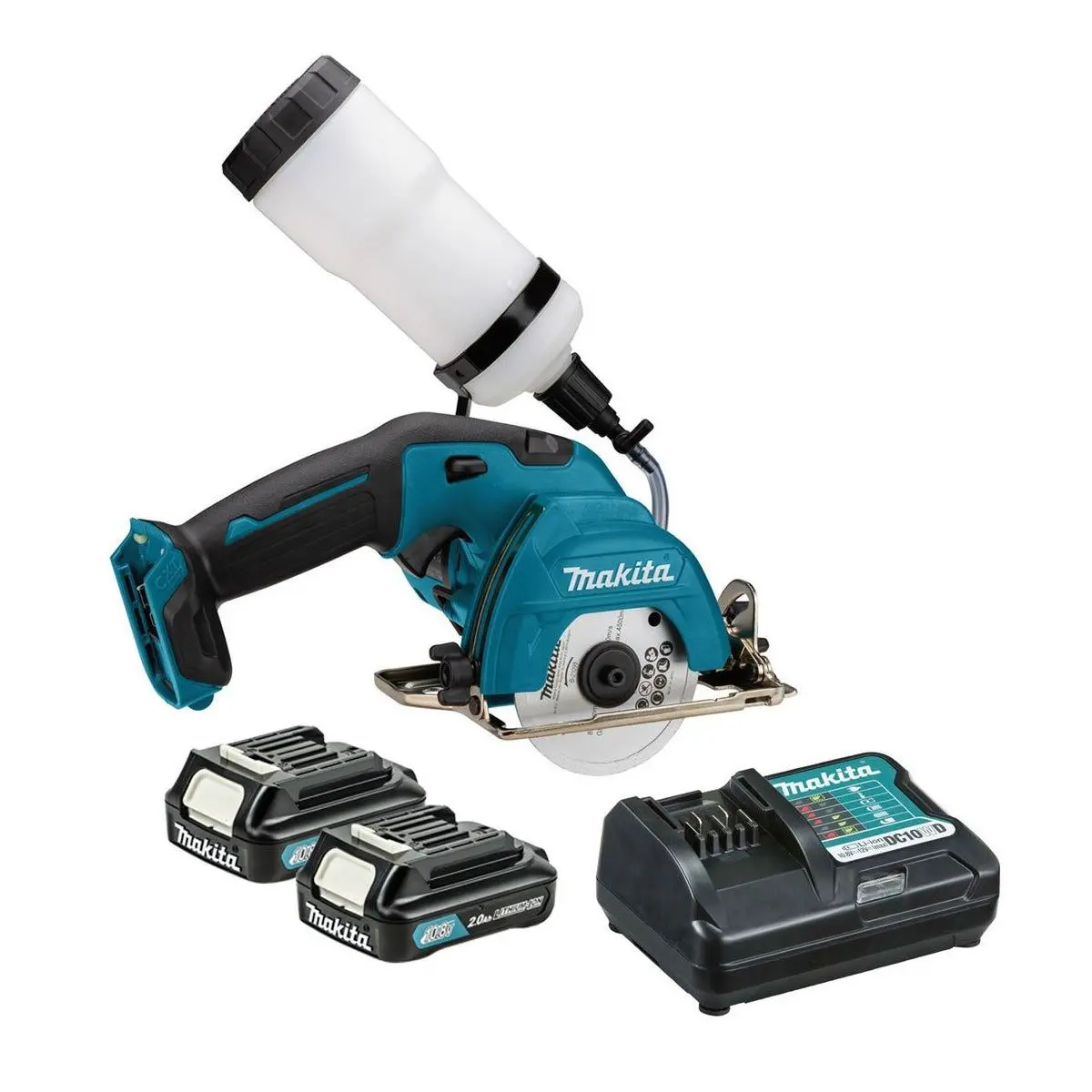 Makita Cc301dwae 12V Max Cxt Tile Cutter With 2 X 2.0Ah Batteries & Charger For Ultimate Cutting Performance 1