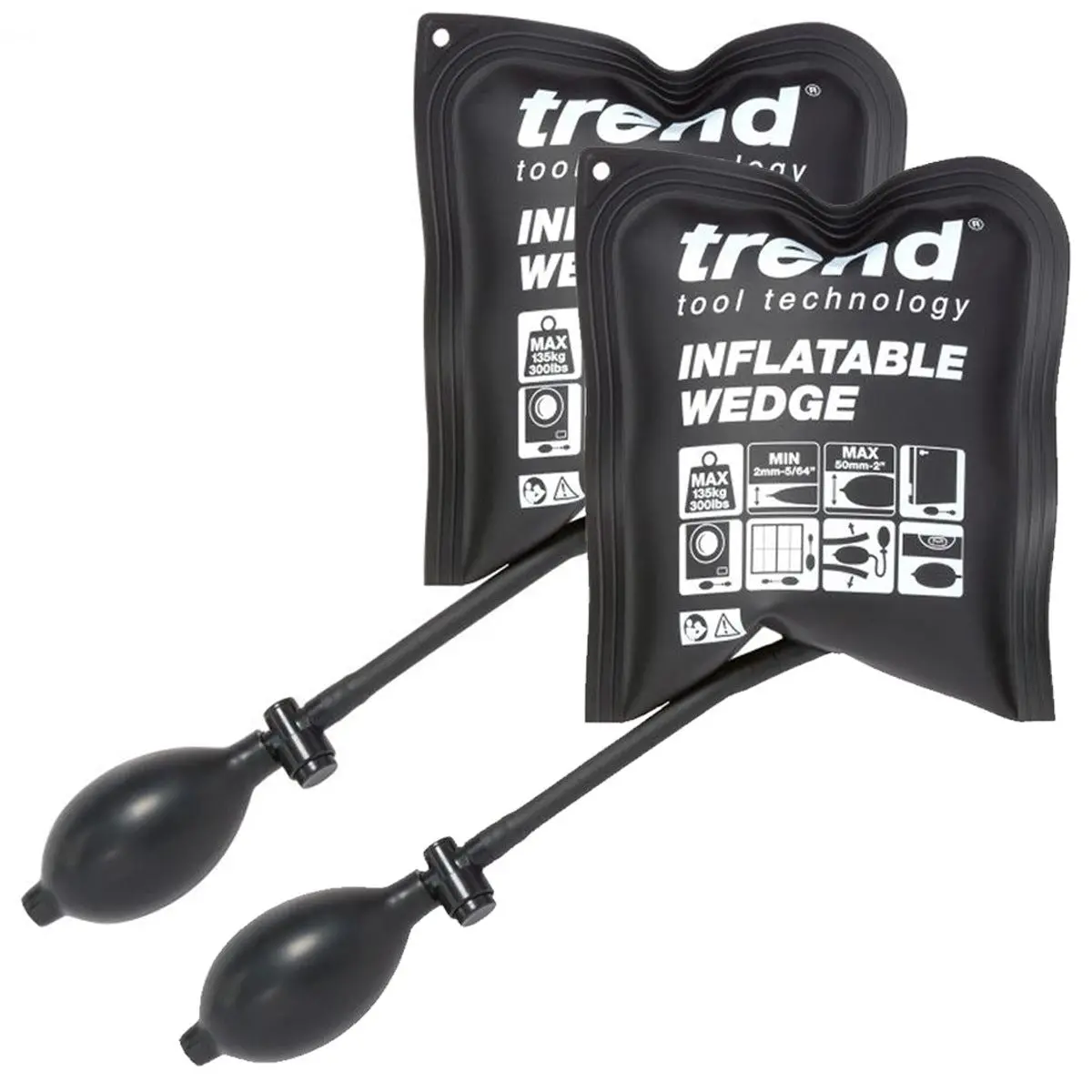 Trend I/Wedge/2Pk Heavy Duty Inflatable Air Wedge Pack Of 2 1