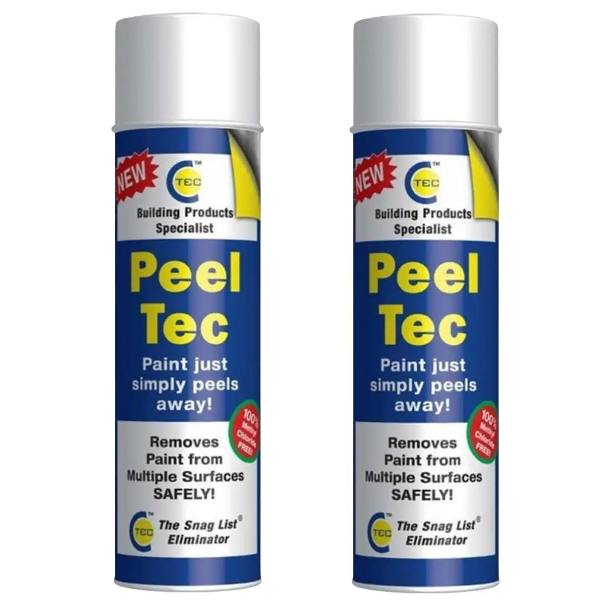 C-Tec 500Ml Peel Tec Professional Multi-Purpose Paint Remover Pack Of 2 1