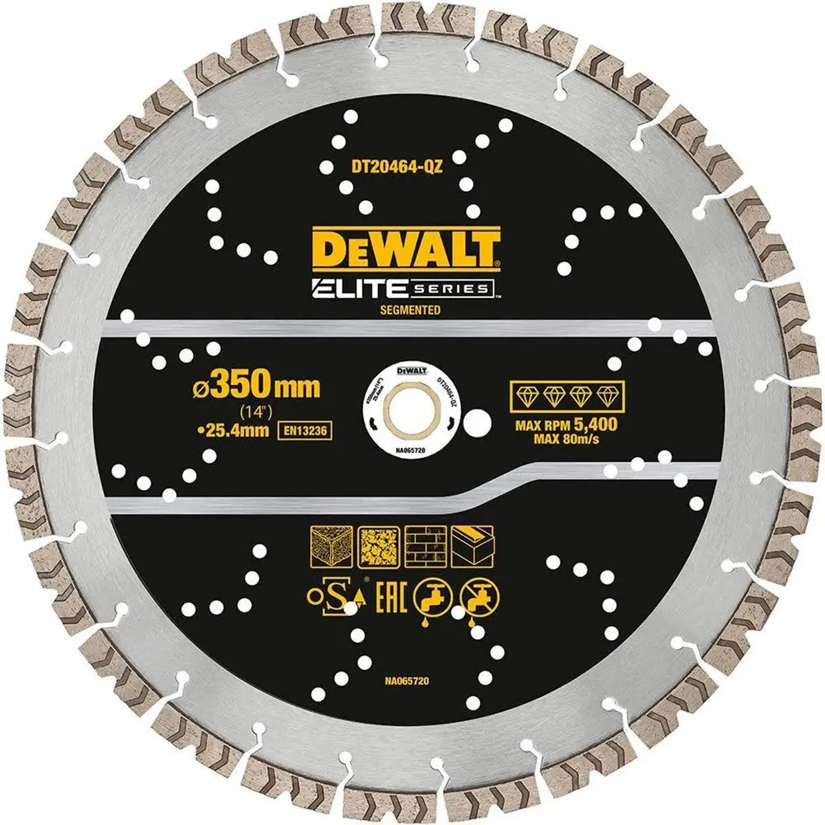 Dewalt 350Mm Elite Series All Purpose Diamond Wheel Blade Dt20464-Qz 1