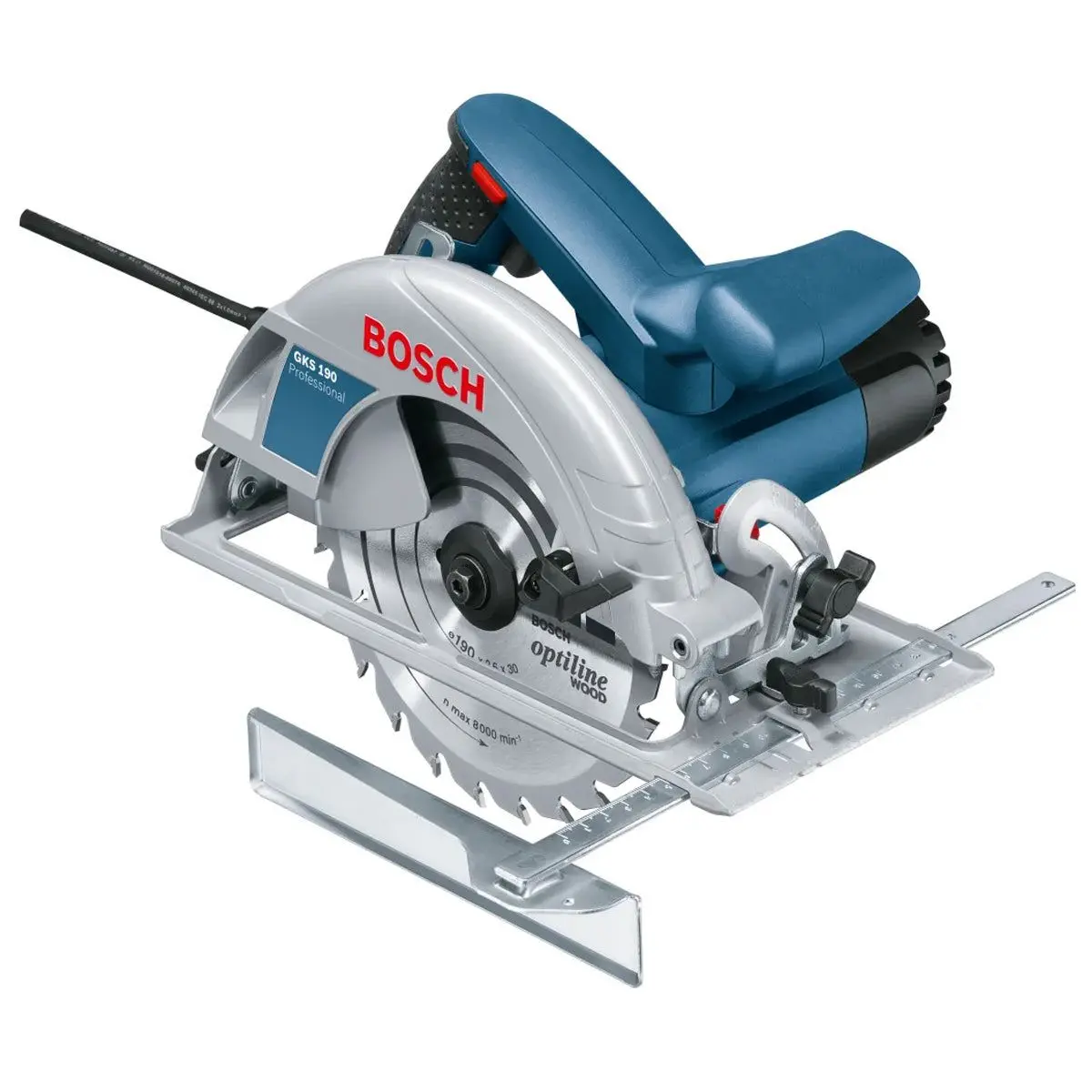 Bosch Gks 190 Professional & Powerful 190Mm Circular Saw With Carry Case 240V/1400W 0601623070 1
