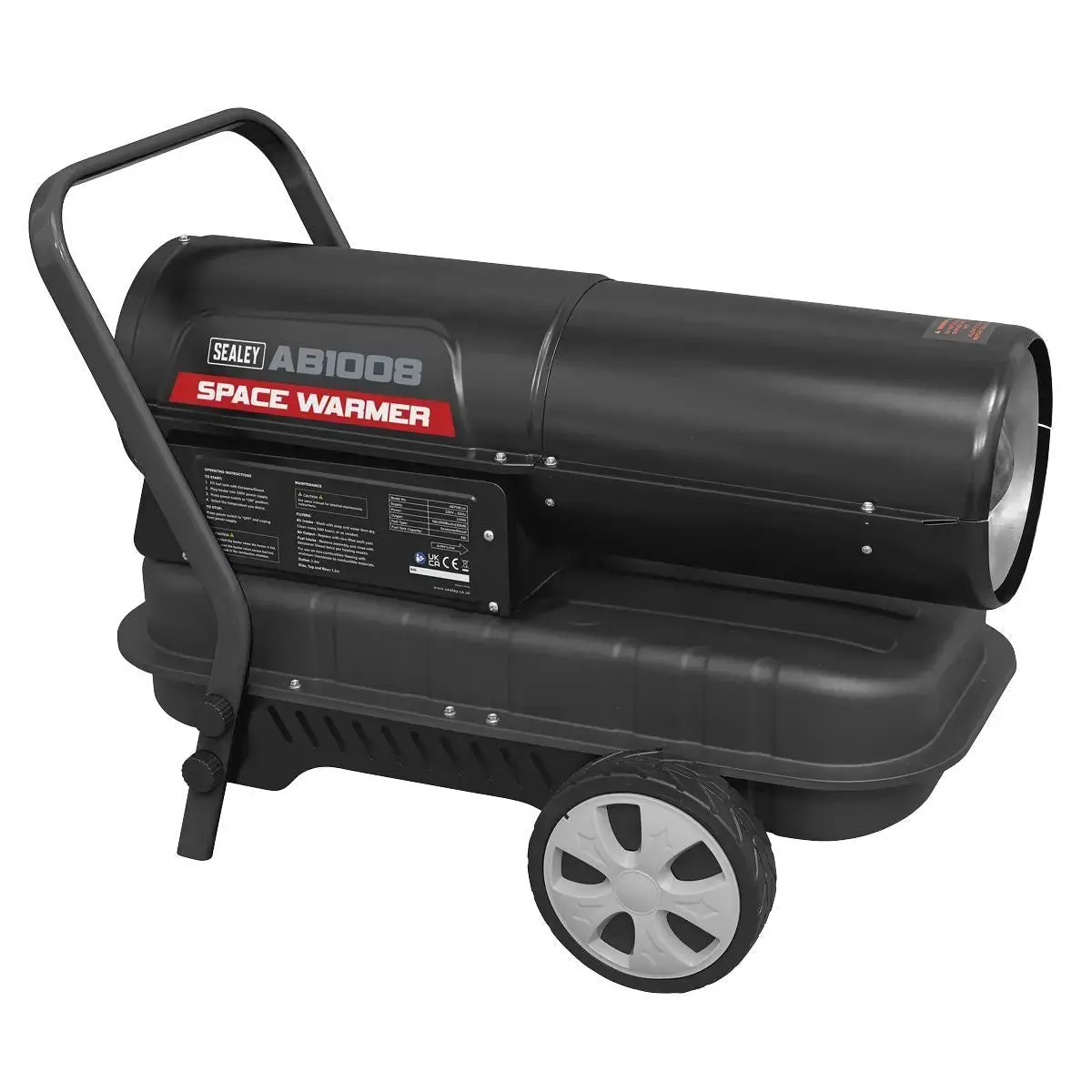 Sealey Ab1008 38L Space Warmer Kerosene Diesel Heater 230V 1