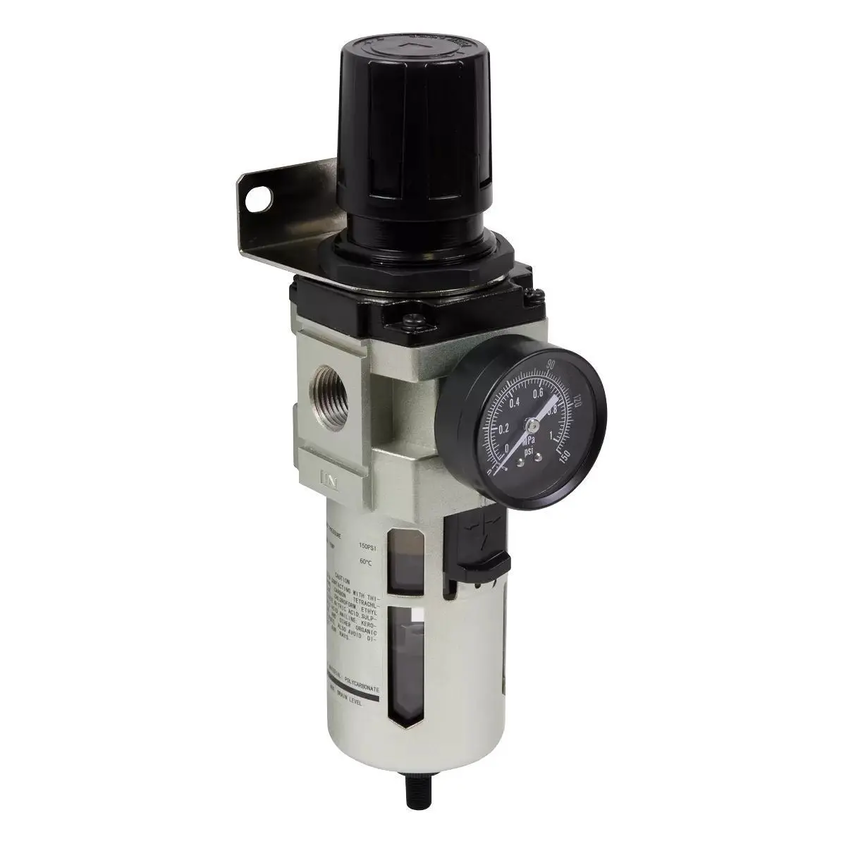 Sealey Sa206frad Air Filter/Regulator Auto Drain Max Airflow 140Cfm 1