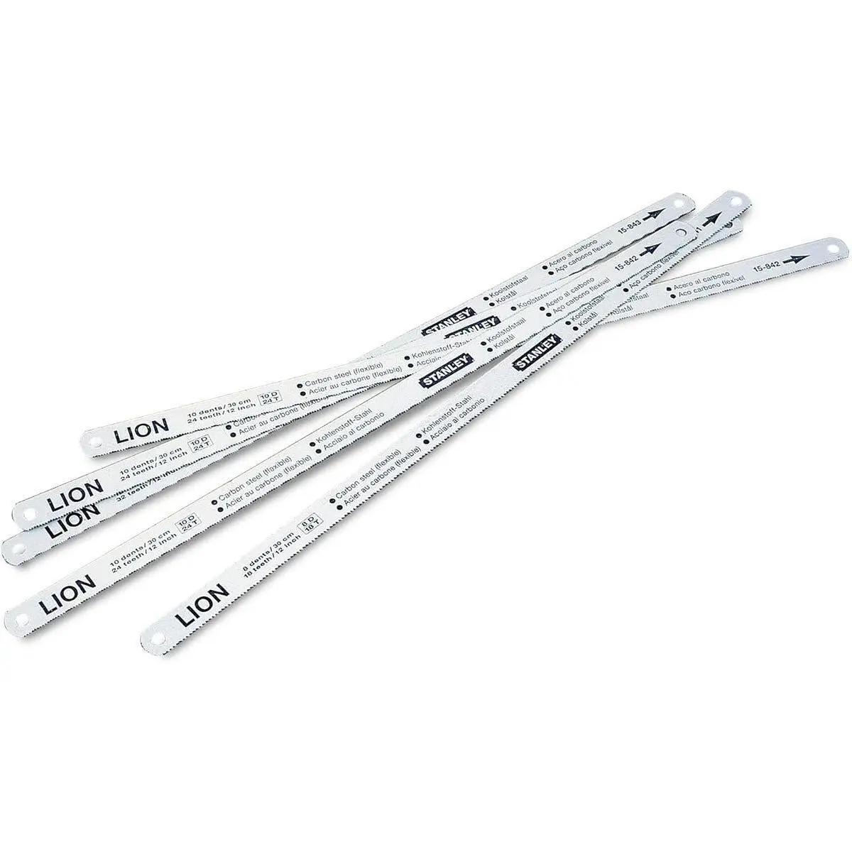 Stanley Sta015801 300Mm Flexible Hacksaw Blade Pack Of 5 1