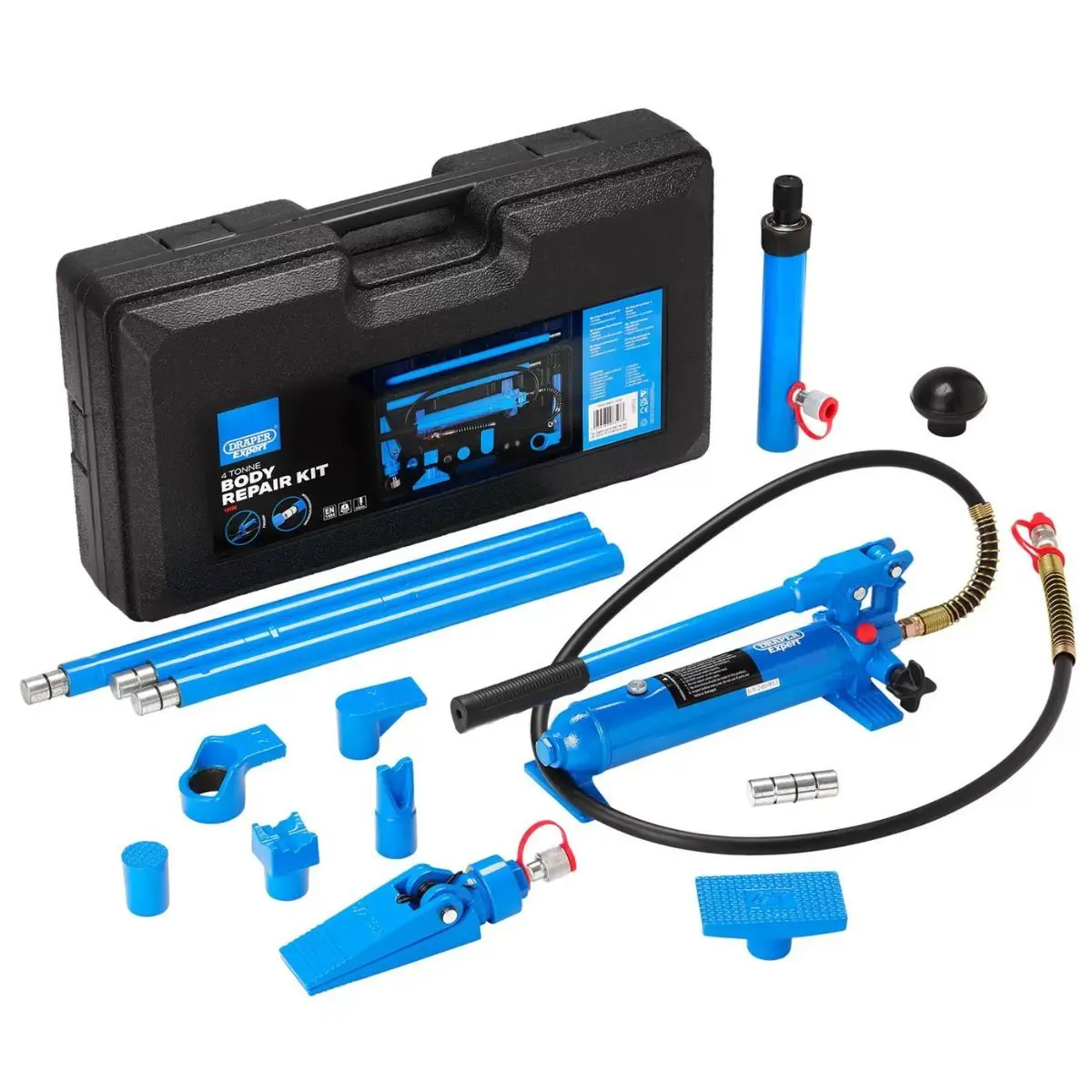 Draper Brkit4 Hydraulic Body Repair Kit 4 Tonne 15 Piece 13590 1