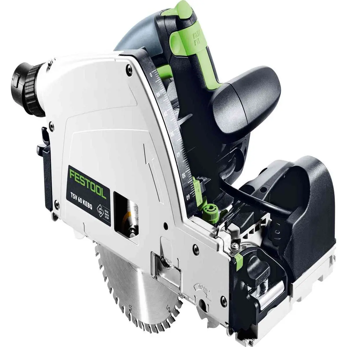 Festool Tsv 60 Kebq-Plus 230V Gb Plunge-Cut Saw - 576733 With 1 X Guide Rail Fs 1400/2 2