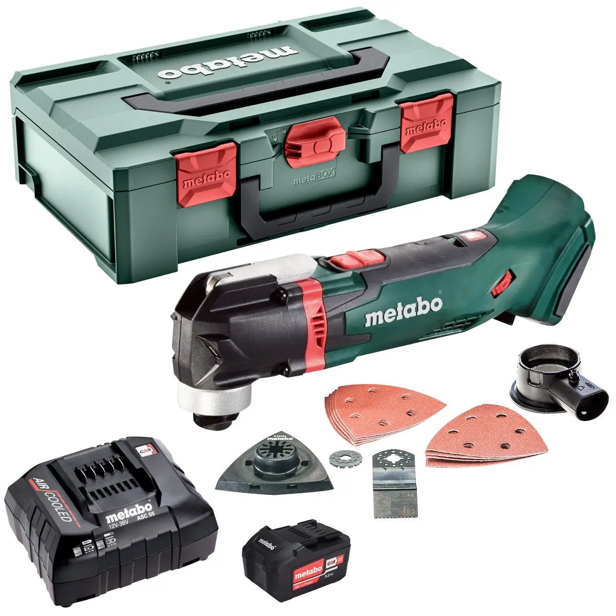 Metabo Mt18ltx 18V Multi Tool Cutter With 1 X 5.2Ah Battery & Charger 1