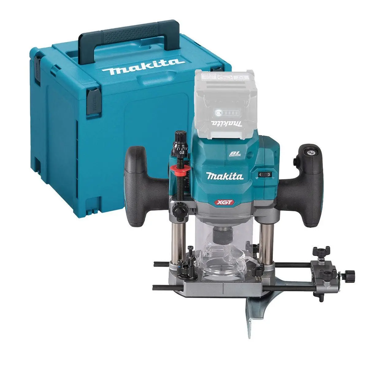 Makita Rp001gz02 40Vmax Xgt Brushless 1/2" Router With Type 4 Case 1