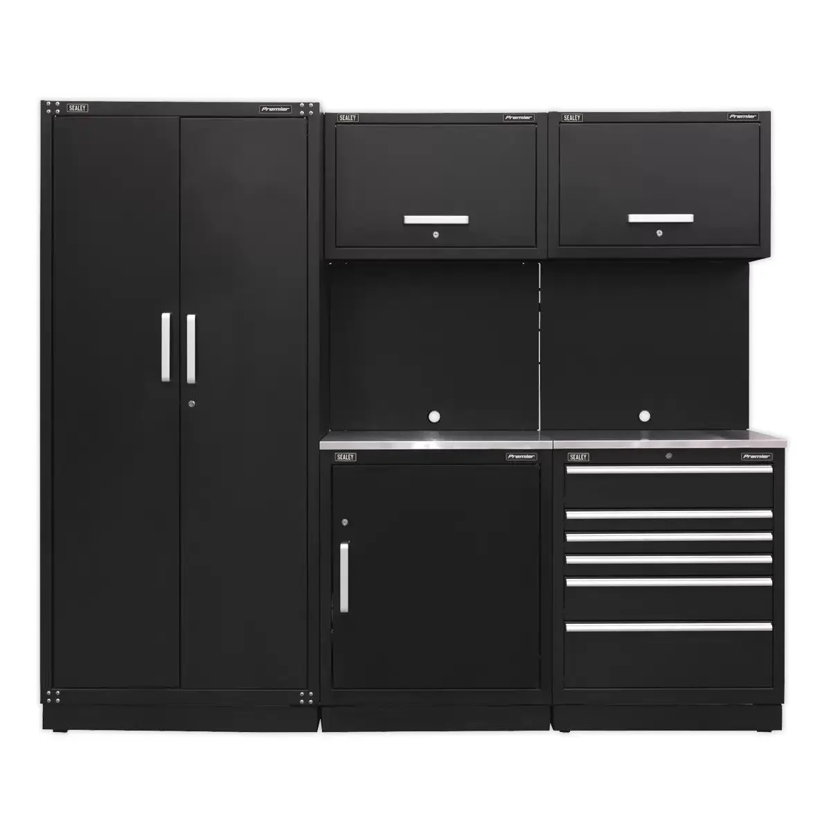 Sealey Apmscombo1ss Modular Storage System Combo Stainless Steel Worktop 1