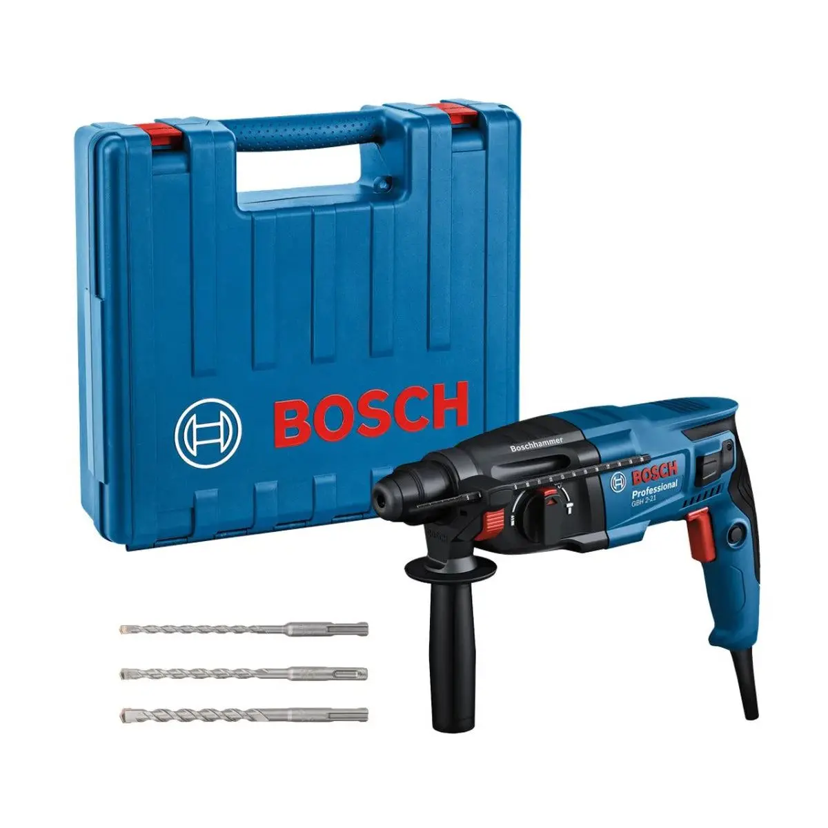 Bosch Gbh 2-21 Sds-Plus Professional Rotary Hammer 110V/720W For Concrete, Stone, And Masonry Tasks 06112A6061 1
