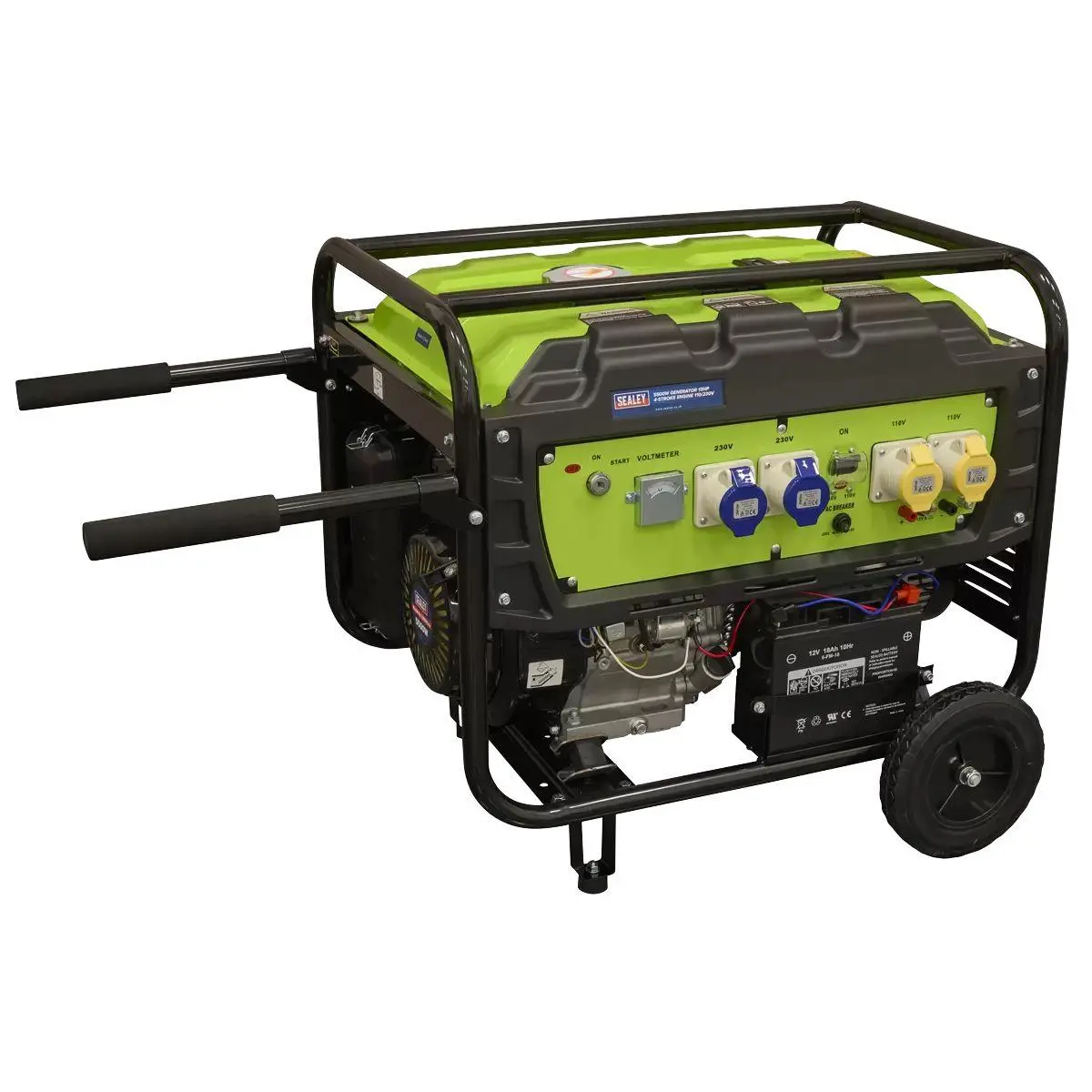 Sealey G5501 5500W Generator 13Hp 4-Stroke Engine 110/230V 1