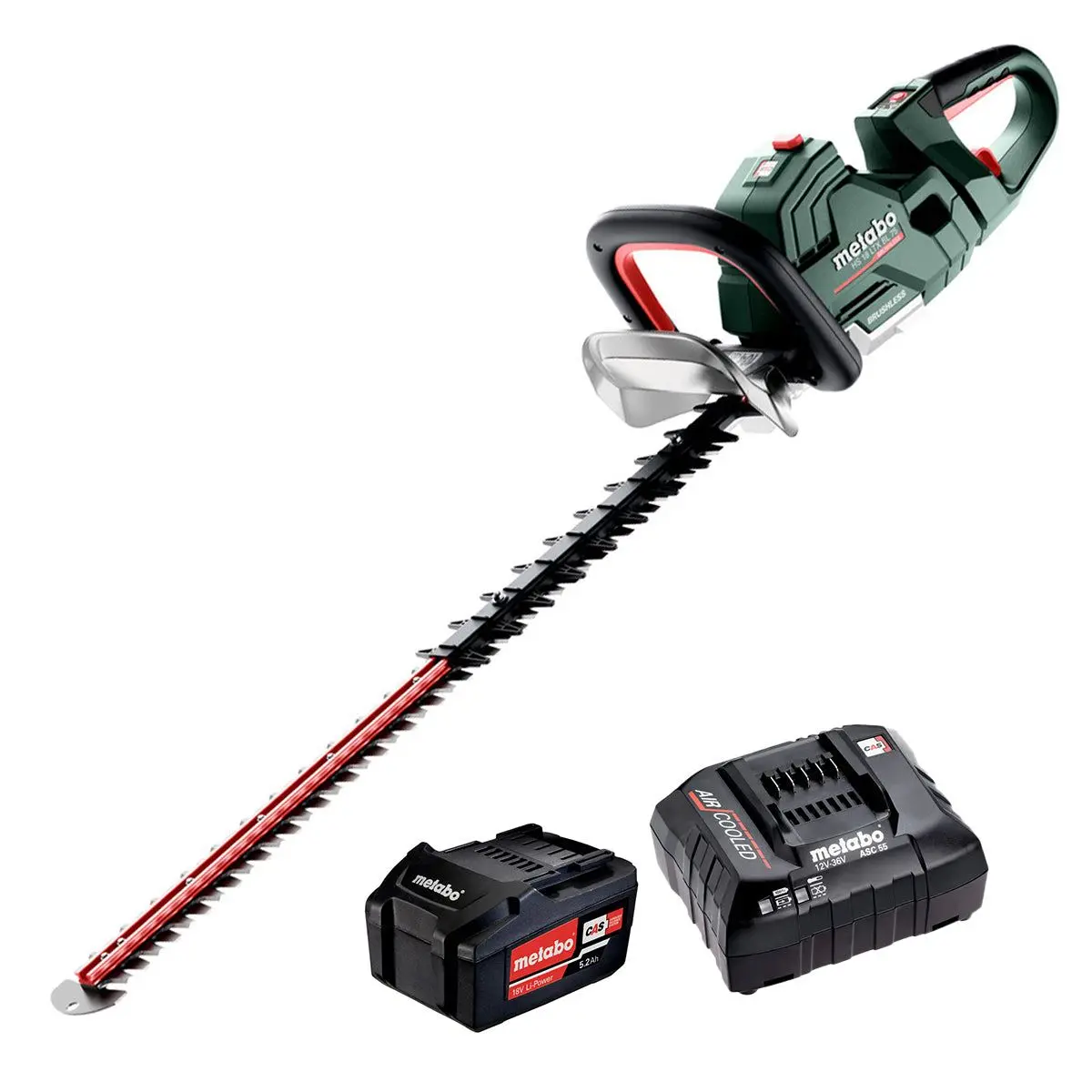 Metabo Hs 18 Ltx Bl 75 18V Brushless 75Cm Hedge Trimmer With 1 X 5.2Ah Battery & Charger 1