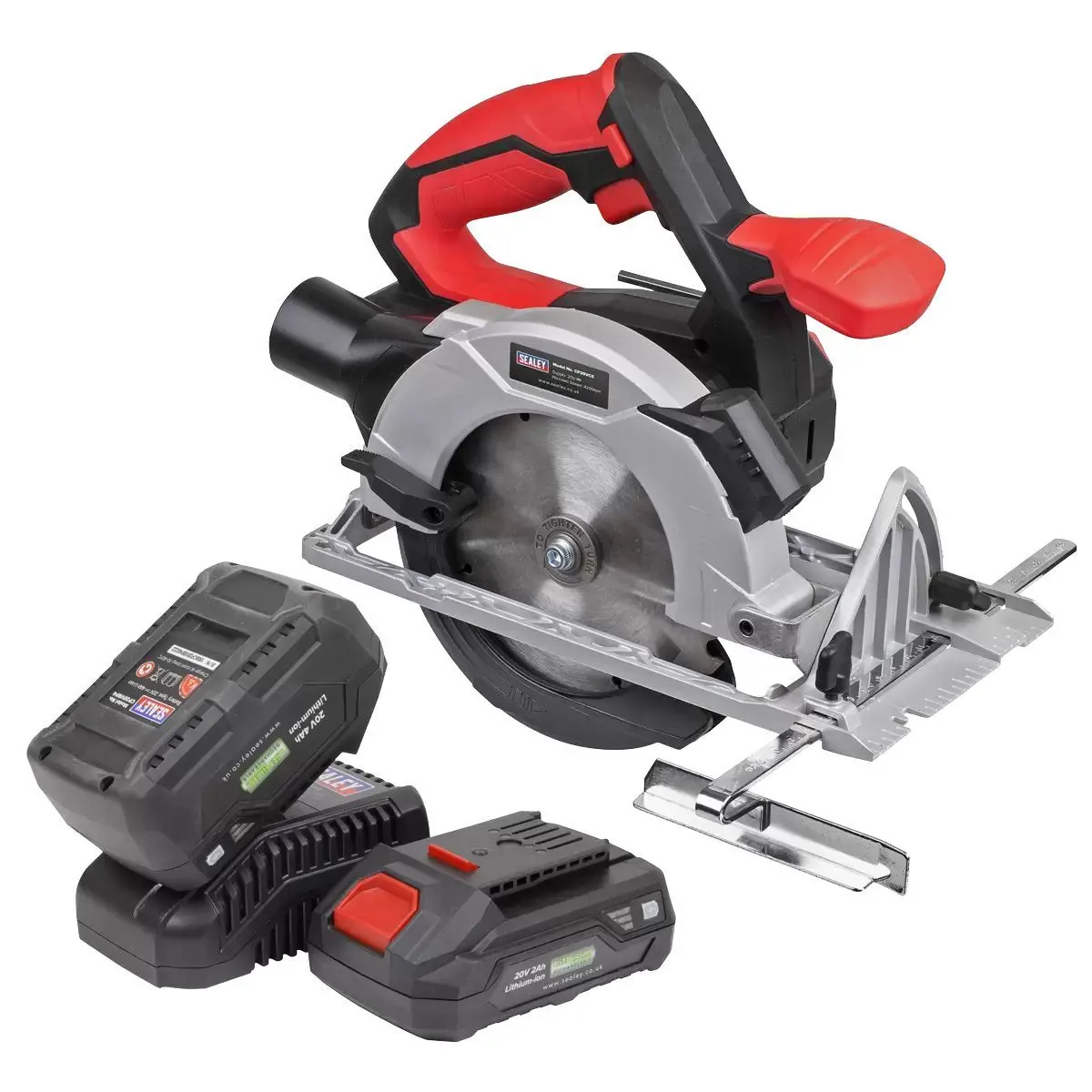 Sealey Cp20vcskit 20V 150Mm Circular Saw With 2 Batteries & Charger 2