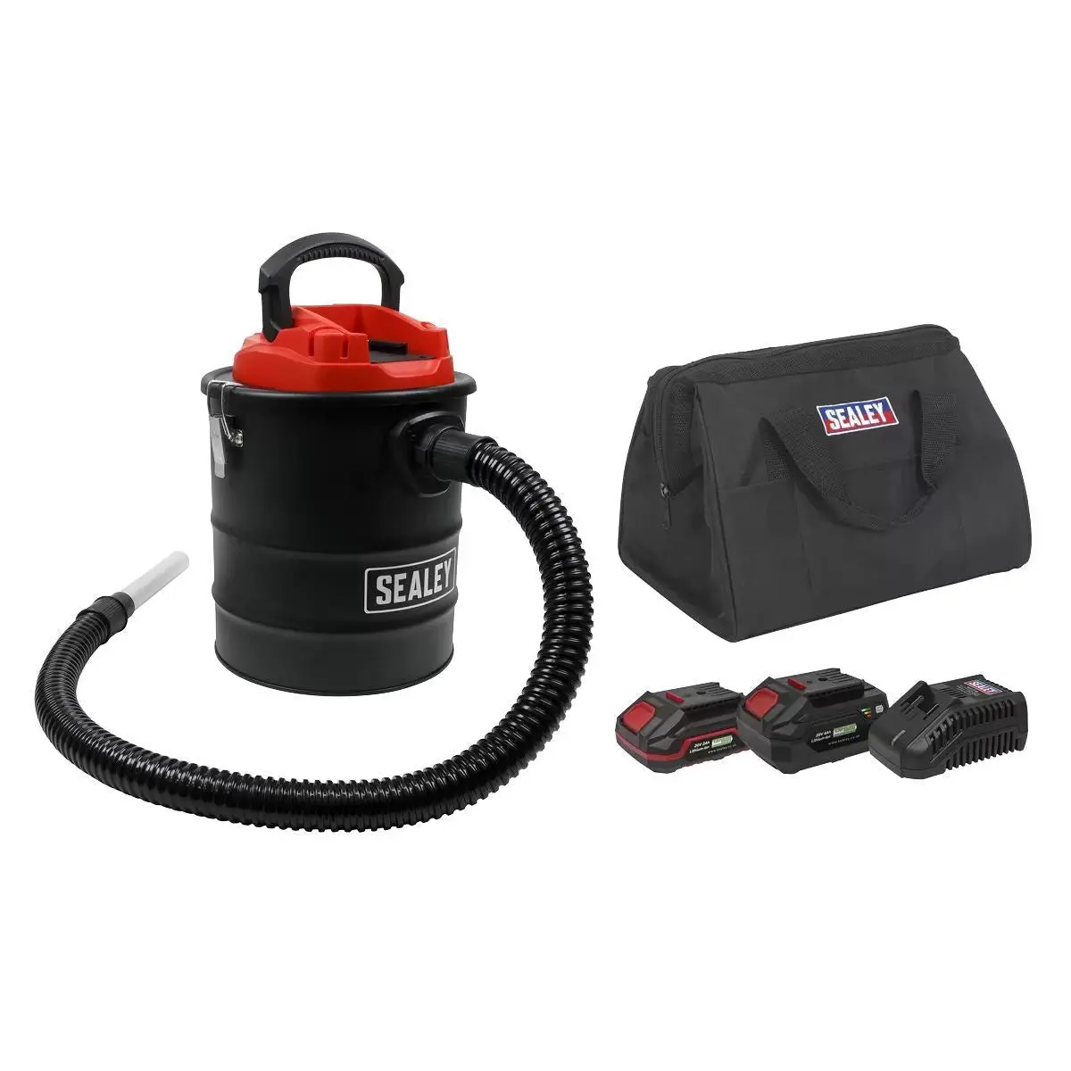 Sealey Cp20vavkit 20V Handheld Ash 15L Vacuum Cleaner Kit 2 Batteries With Charger 1