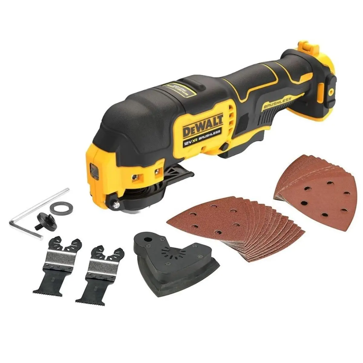 Dewalt Dcs353n 12V Xr Brushless Oscillating Multi-Tool Body With Accessories 1