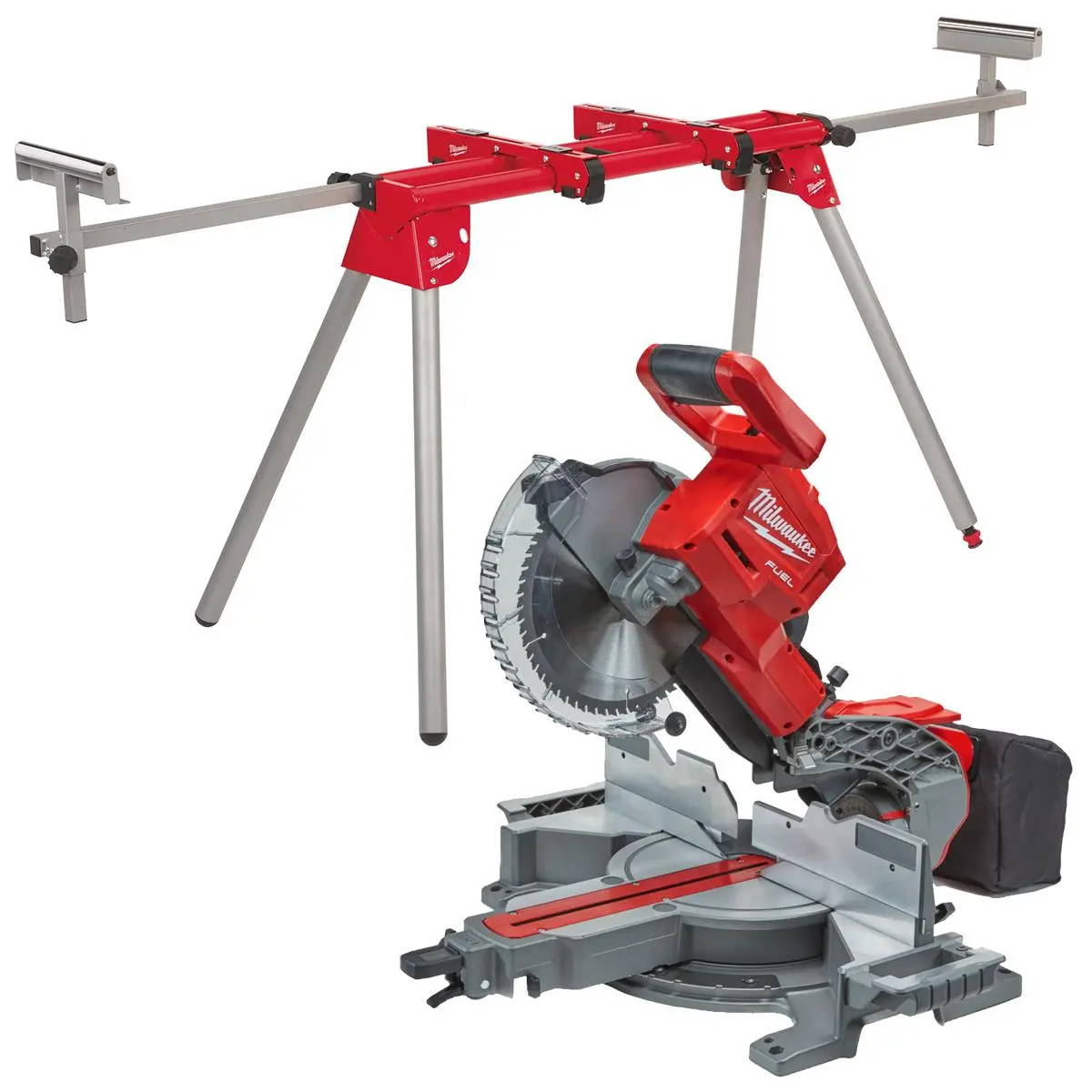 Milwaukee M18fms254-0 18V Fuel Brushless 254Mm Compound Mitre Saw With Extendable Stand 1